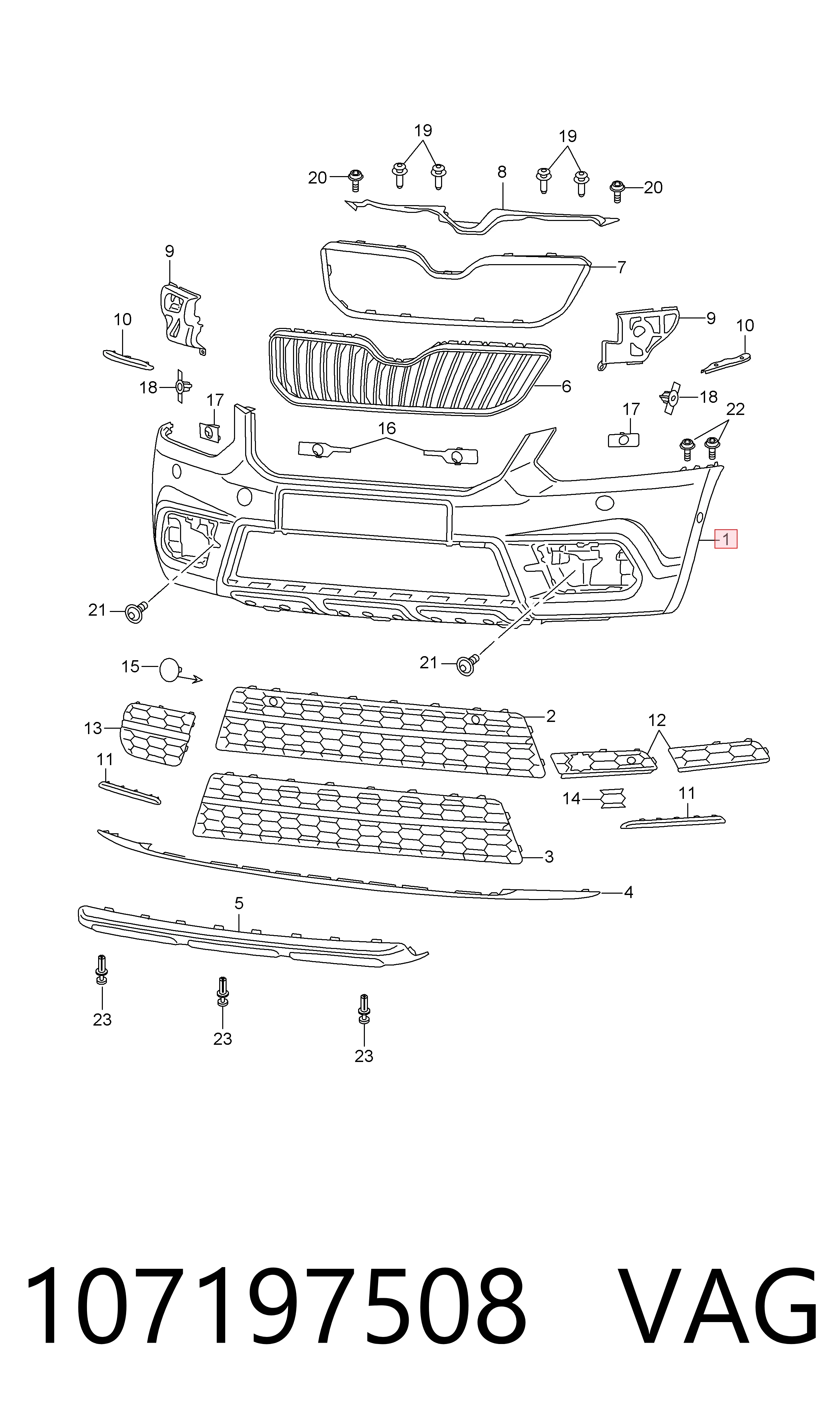 Pára-choque dianteiro Skoda Yeti preço, a partir de 186,67 USD