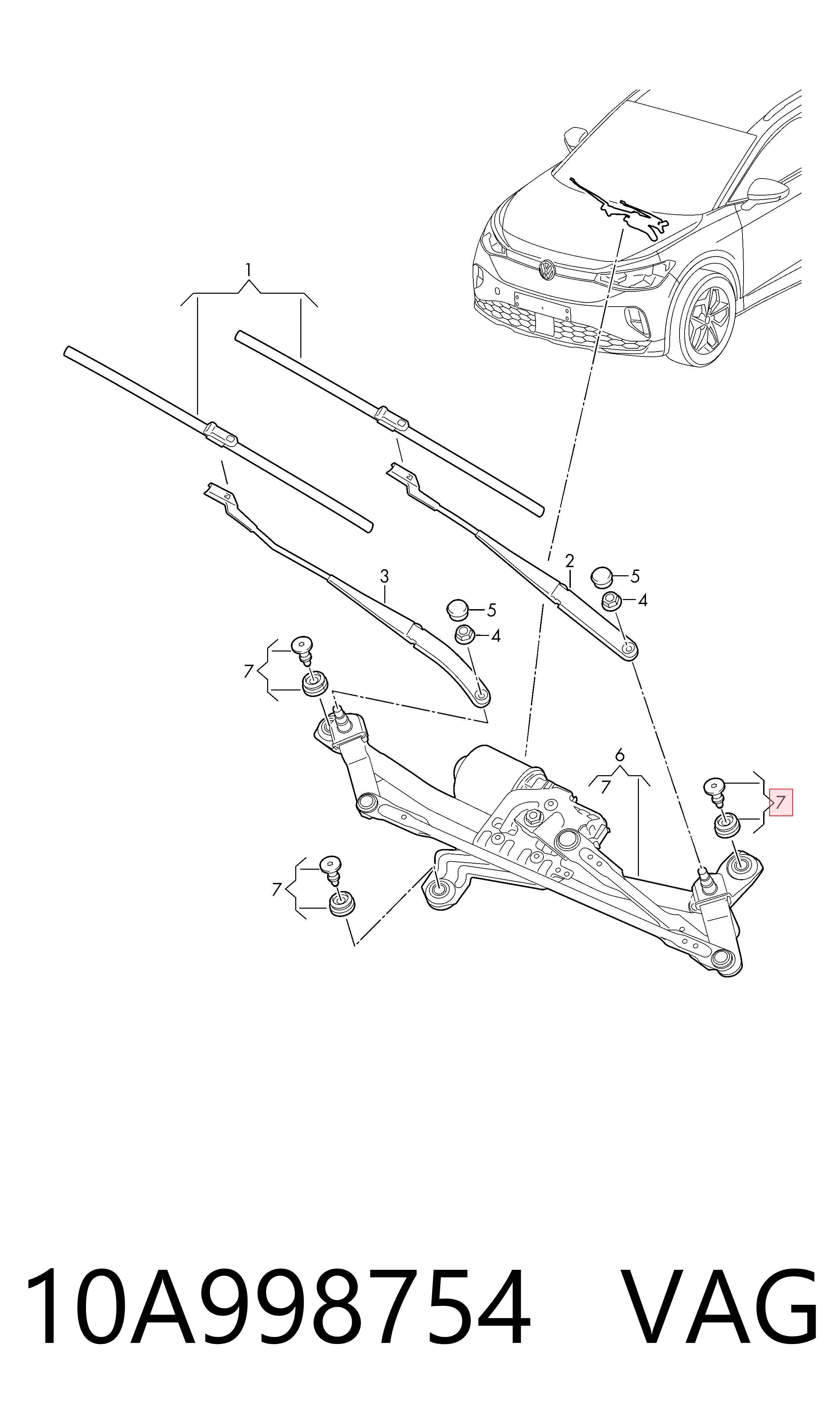 10A998754 VAG 