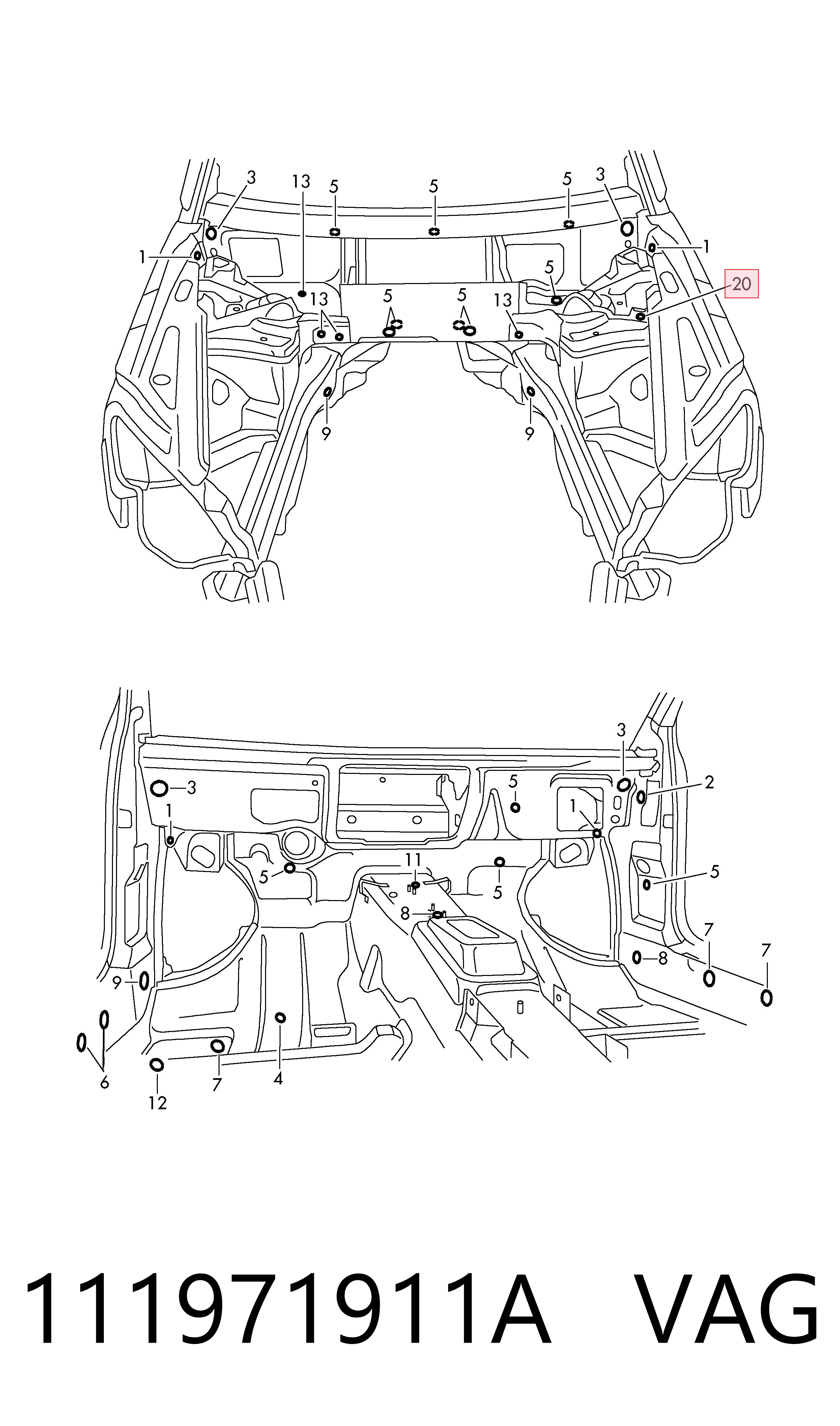  VAG 111971911A preço, a partir de 1,28 USD