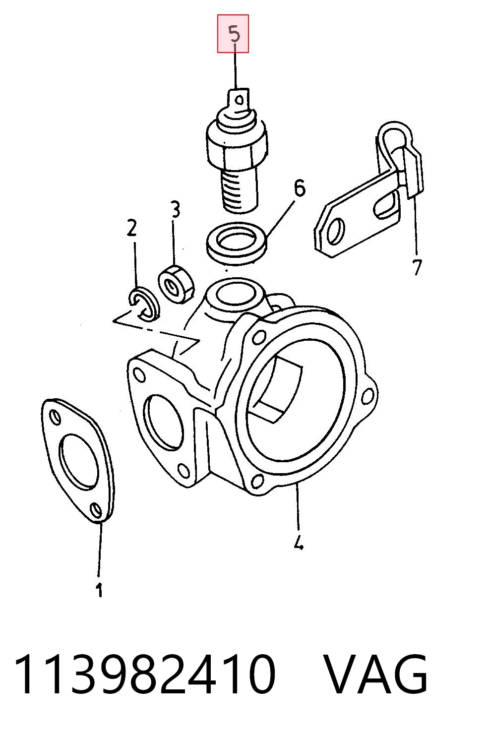 Sensor de temperatura do fluido de esfriamento BMW 3  E21
