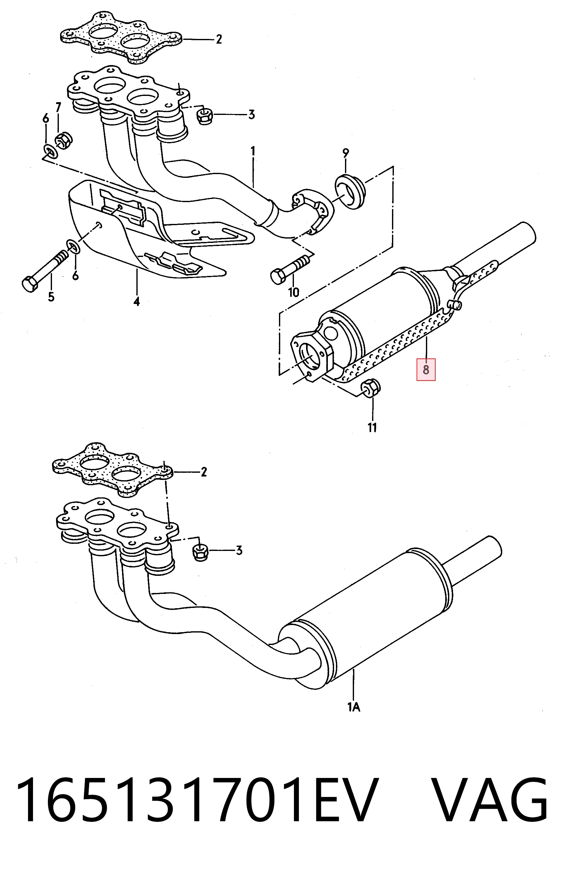  Vento  sedan (1991-1998) original desde 188,33 €
