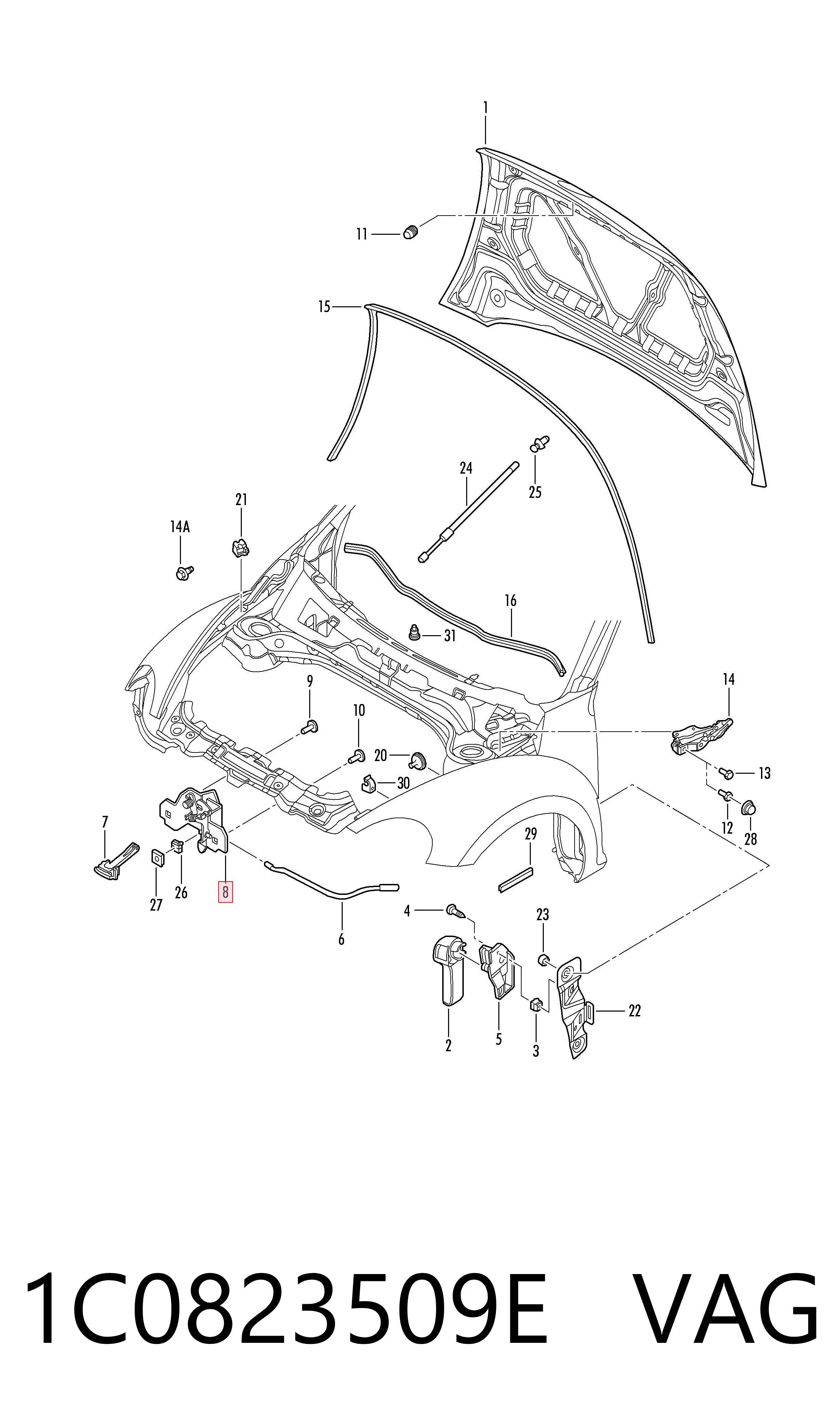 1C0823509E VAG
