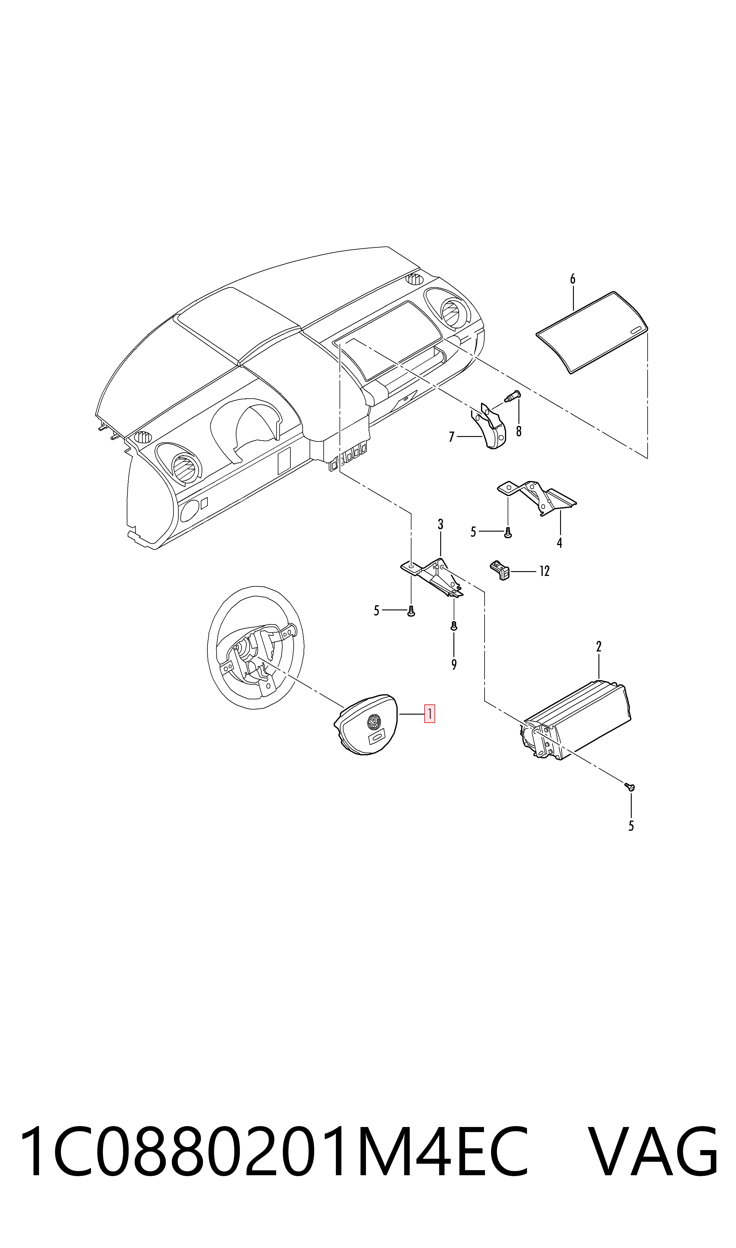 1C0880201M4EC VAG