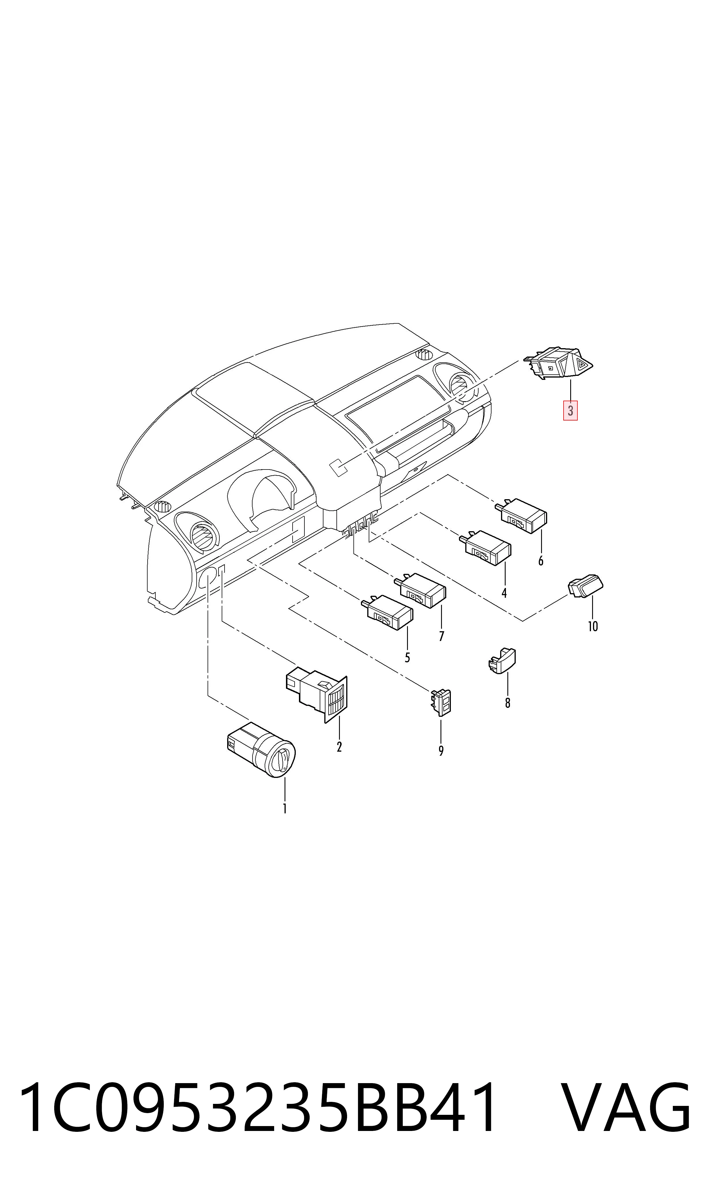 1C0953235BB41 VAG
