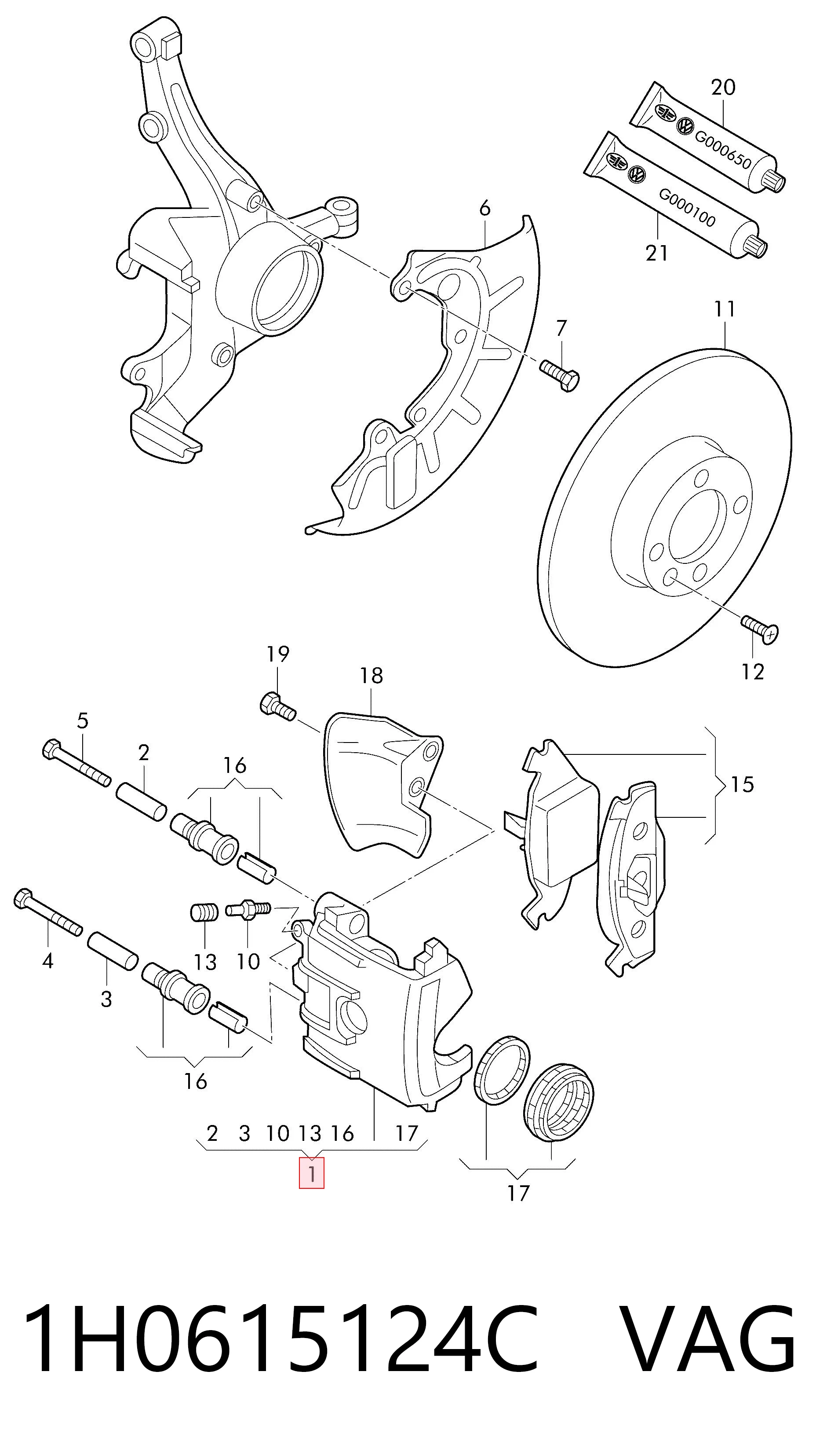 1H0615124C VAG