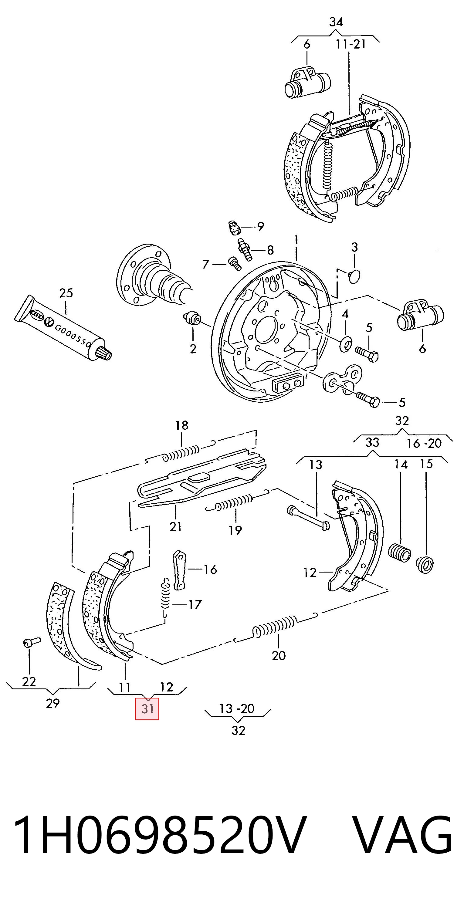 1H0698520V VAG