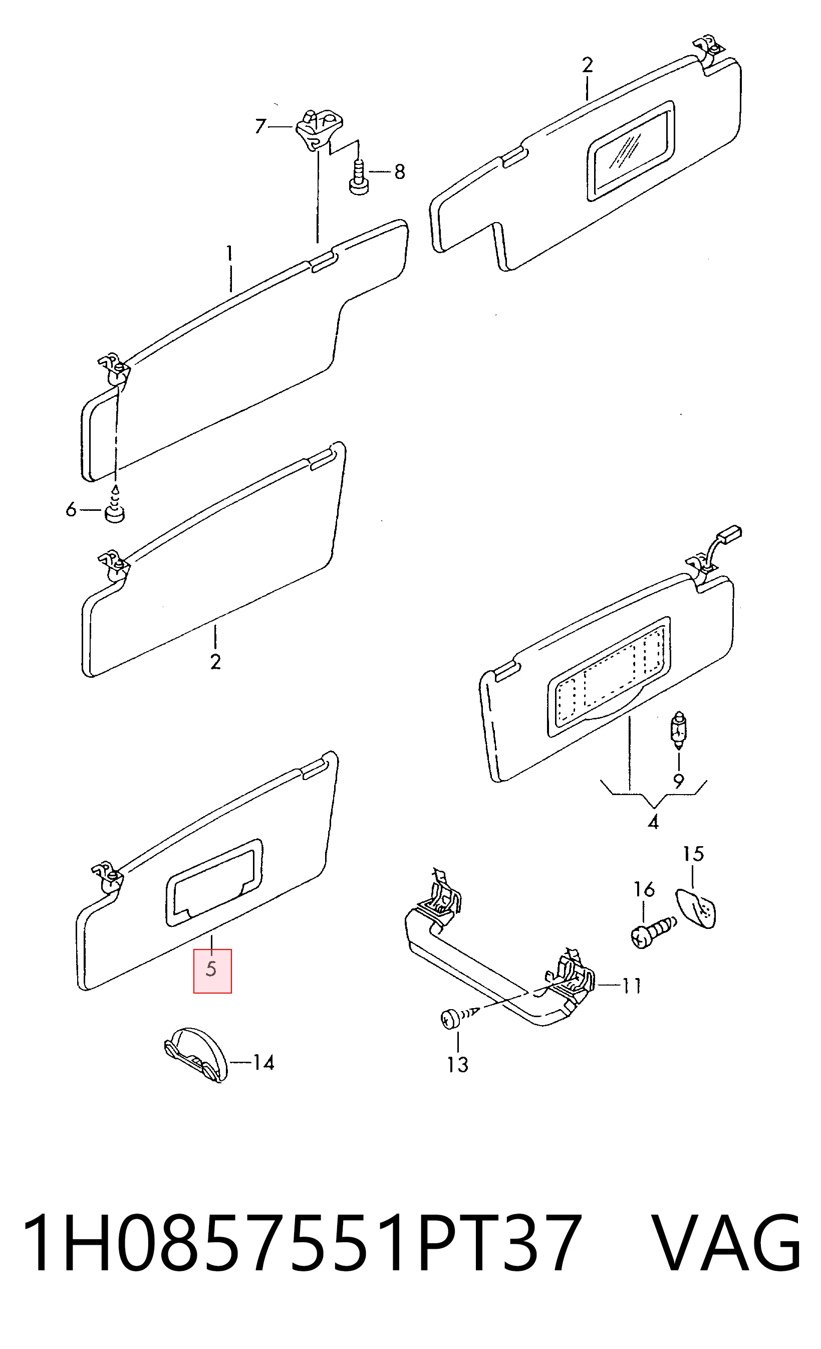 1H0857551PT37 VAG