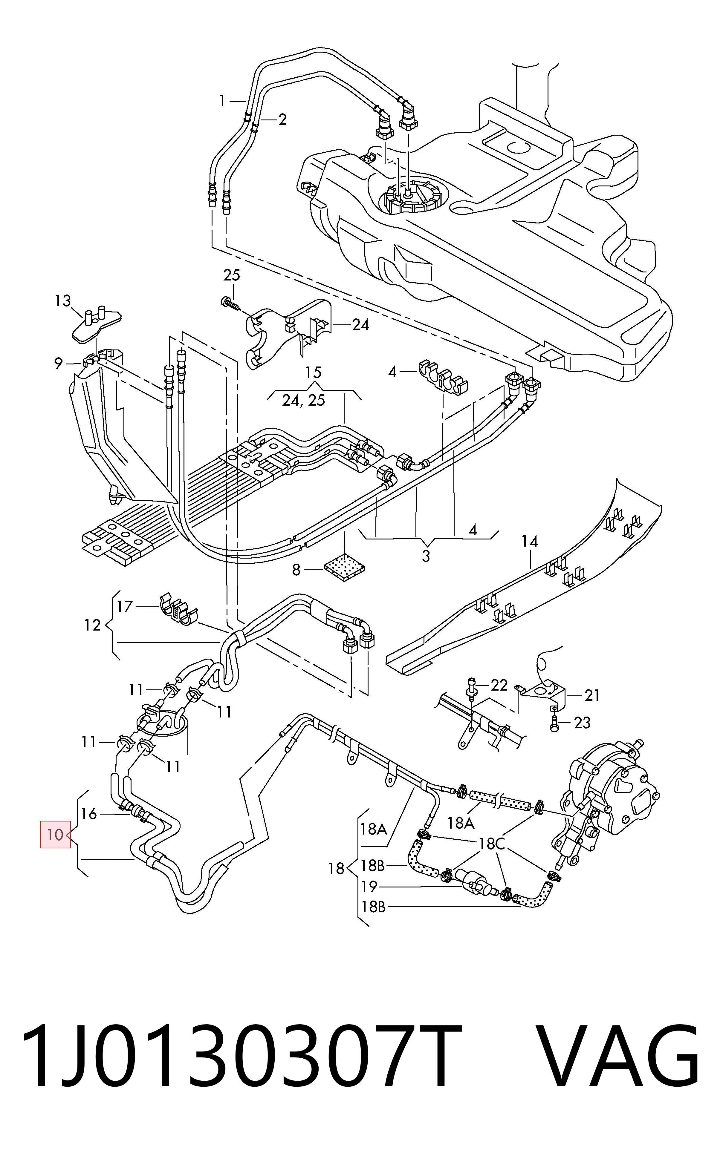 1J0130307T VAG 