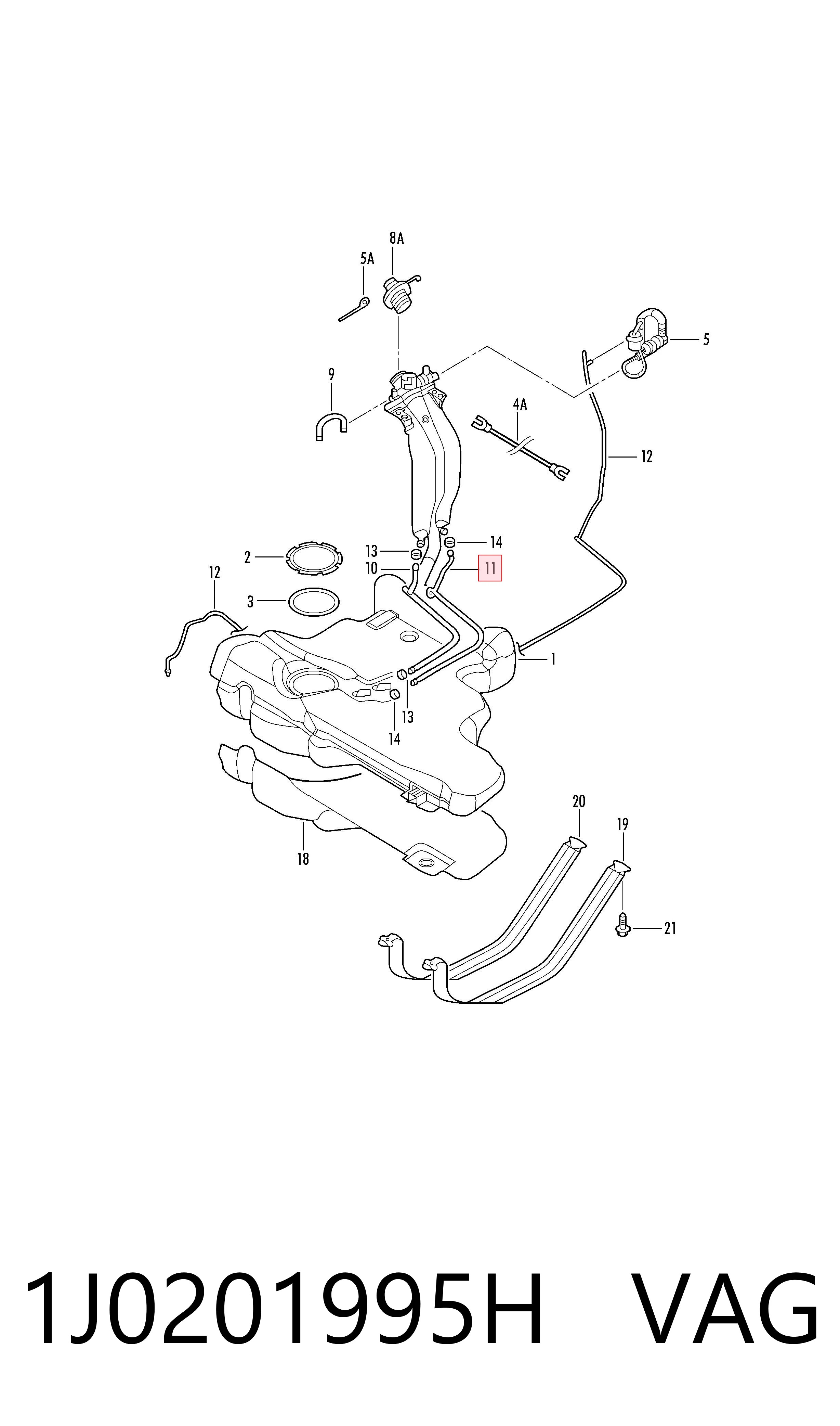 1J0201995H VAG