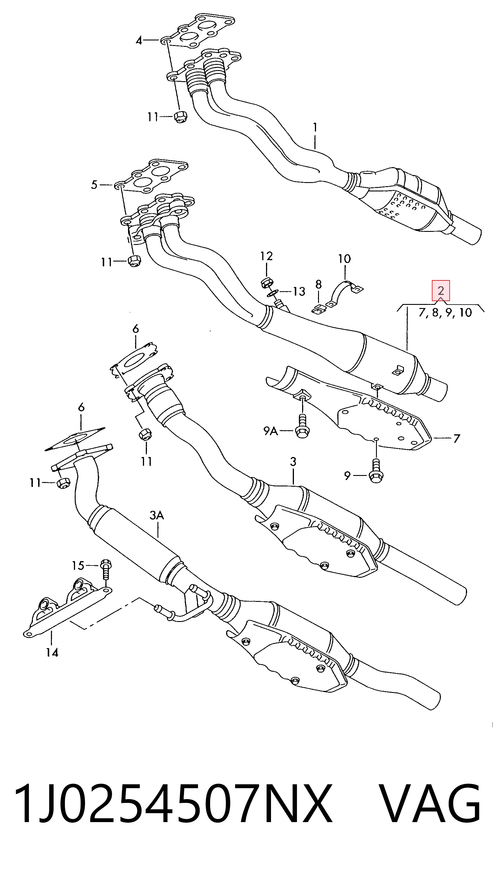 1J0254507NX VAG
