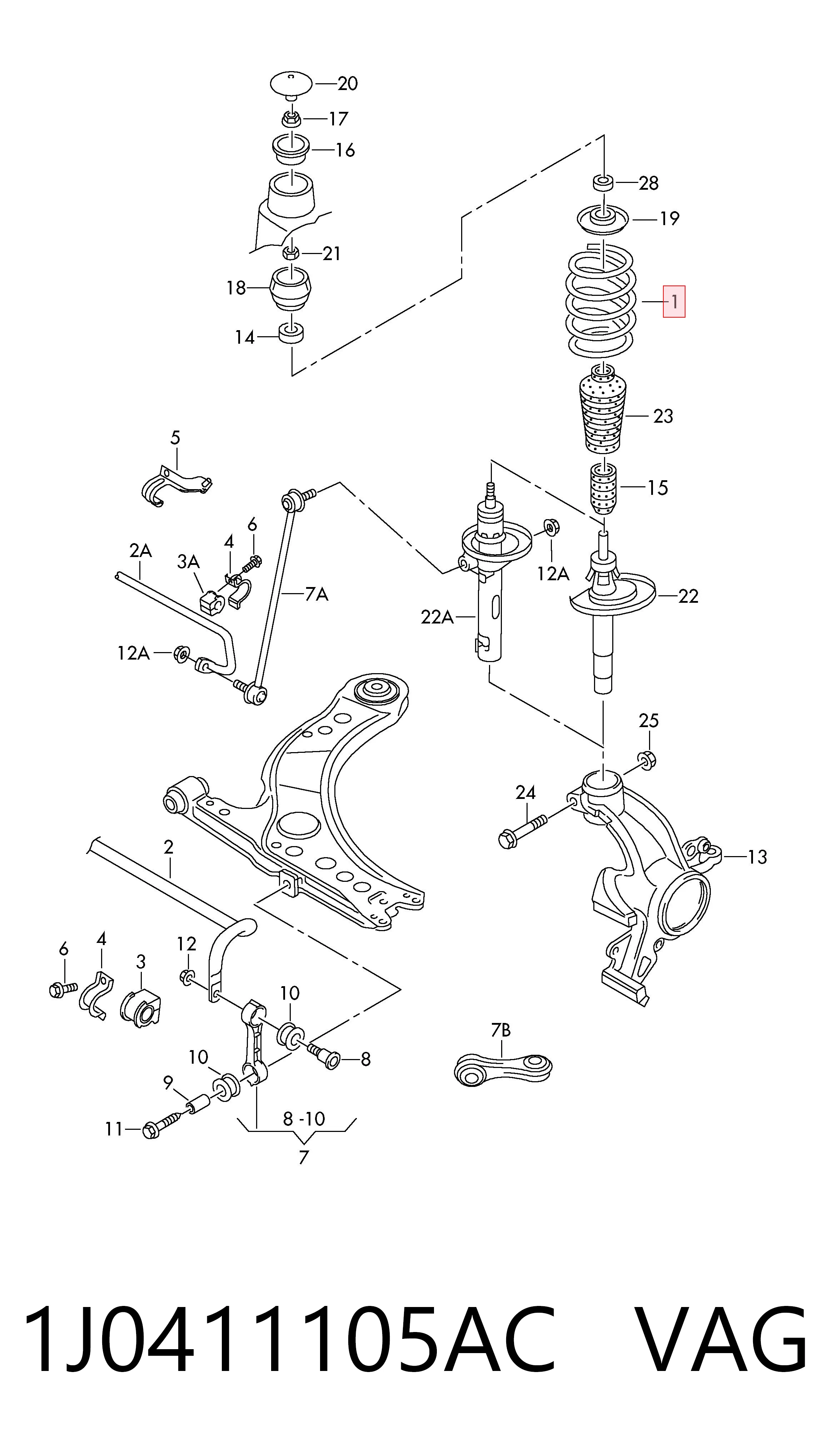 1J0411105AC VAG
