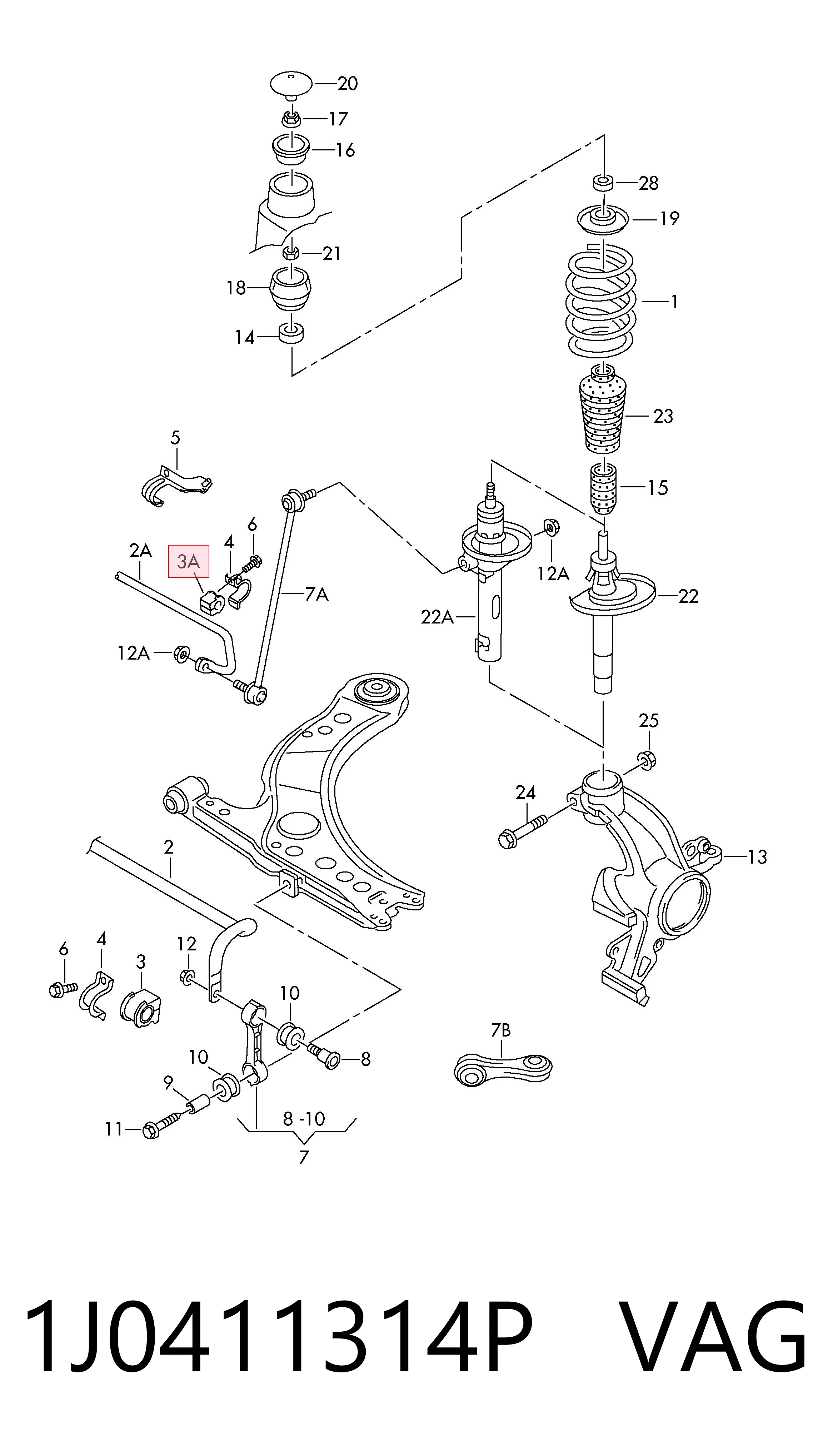 1J0411314P VAG