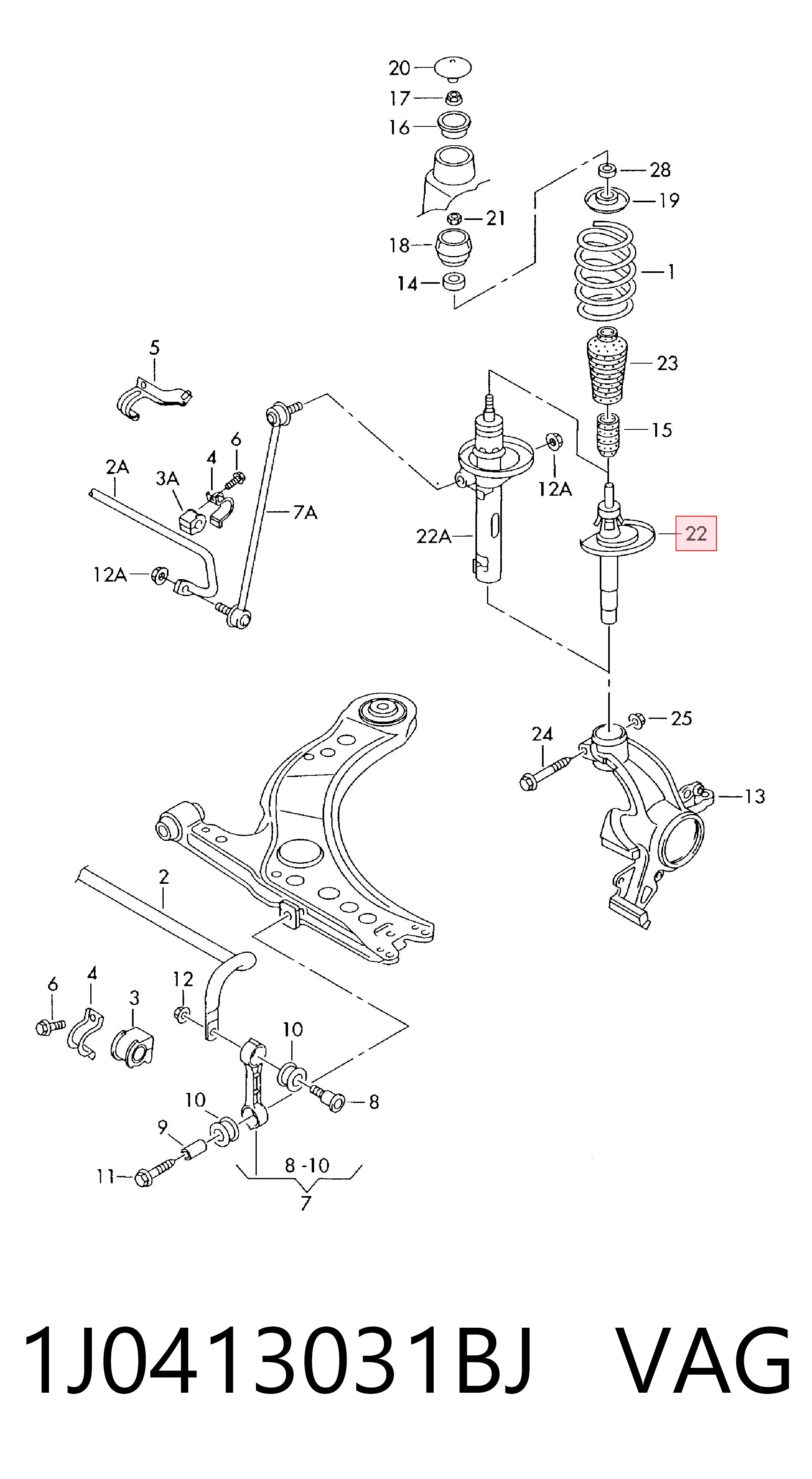 1J0413031BJ VAG