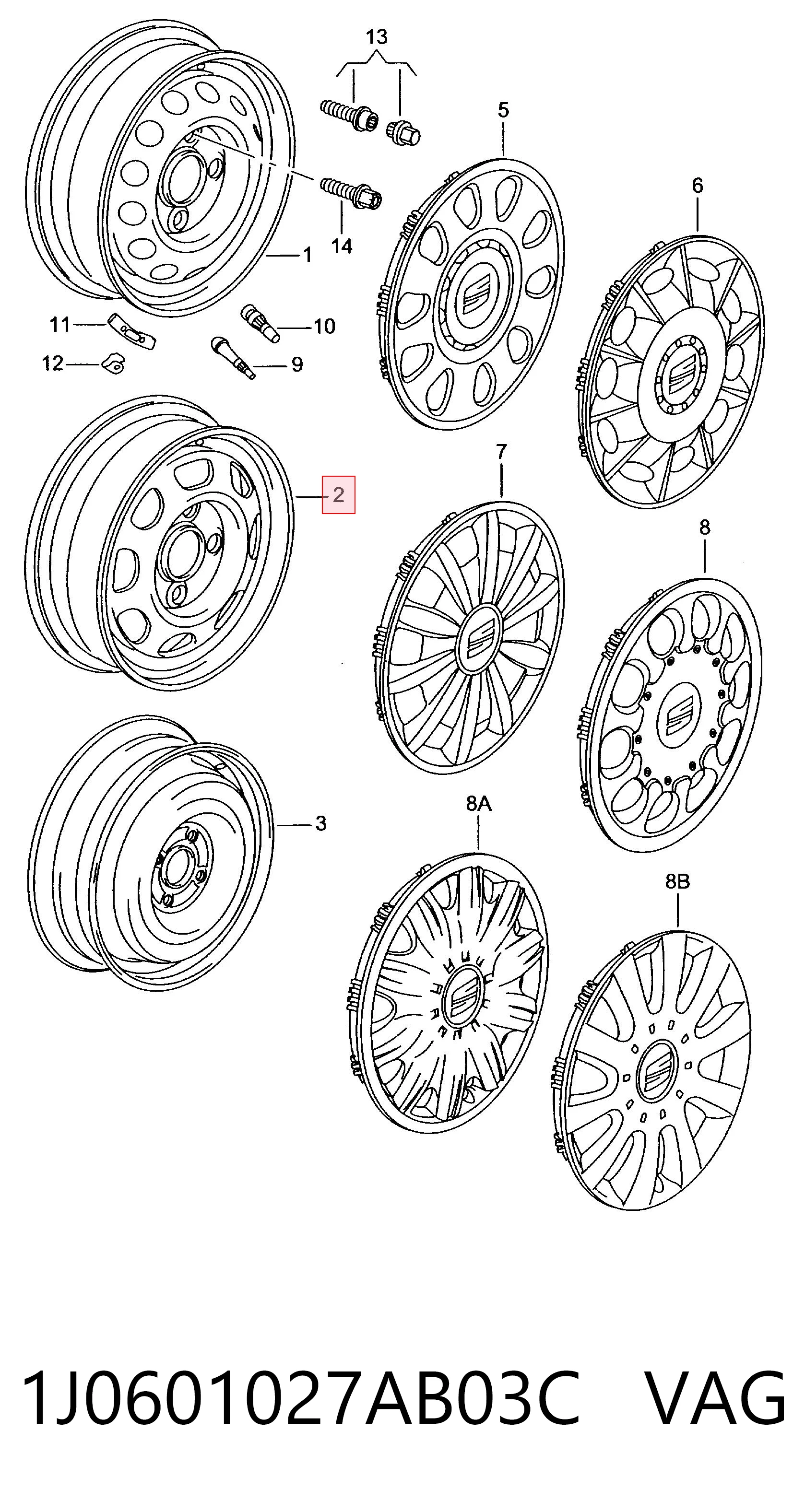 1J0601027AB03C VAG
