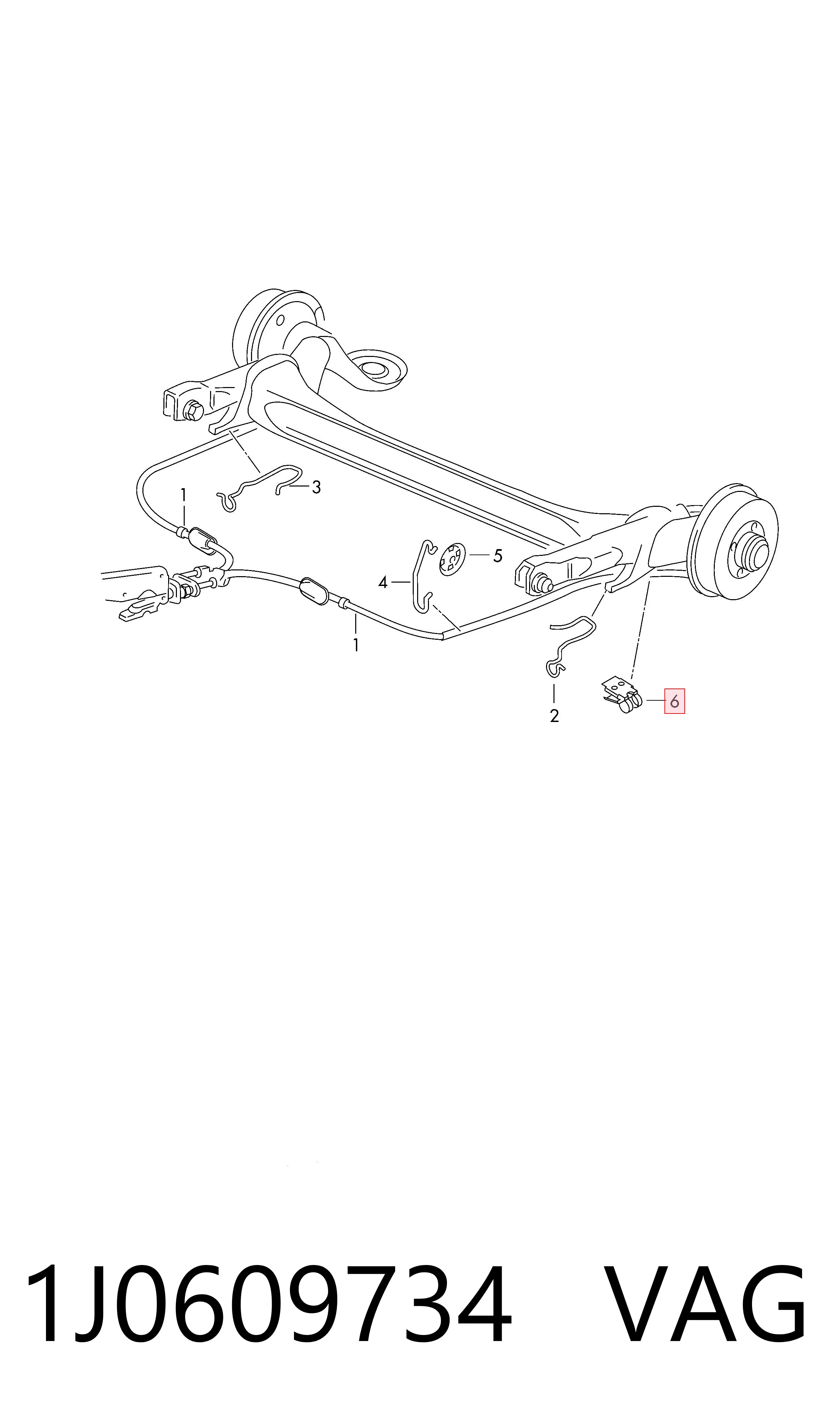 1J0609734 VAG 