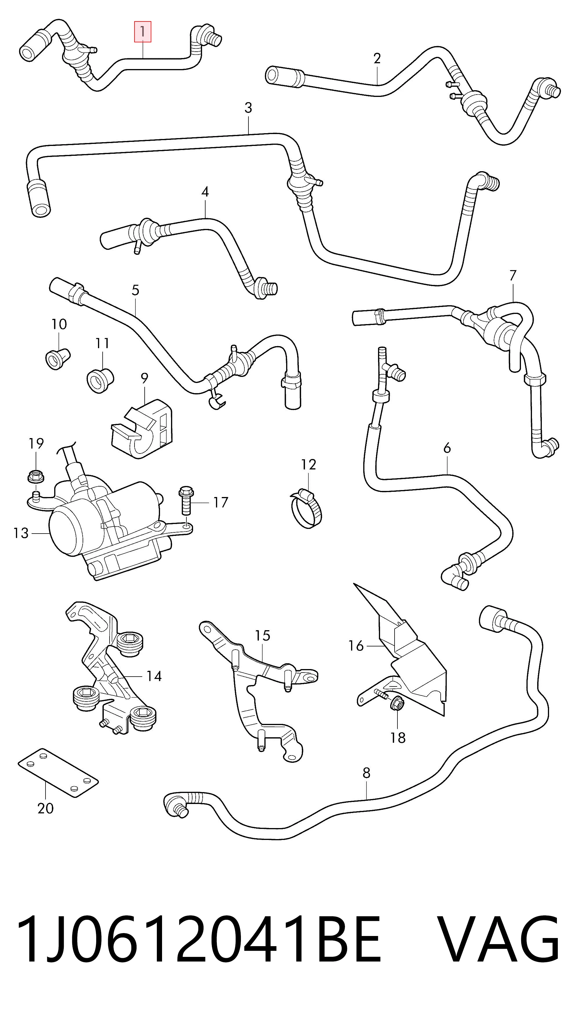 1J0612041BE VAG
