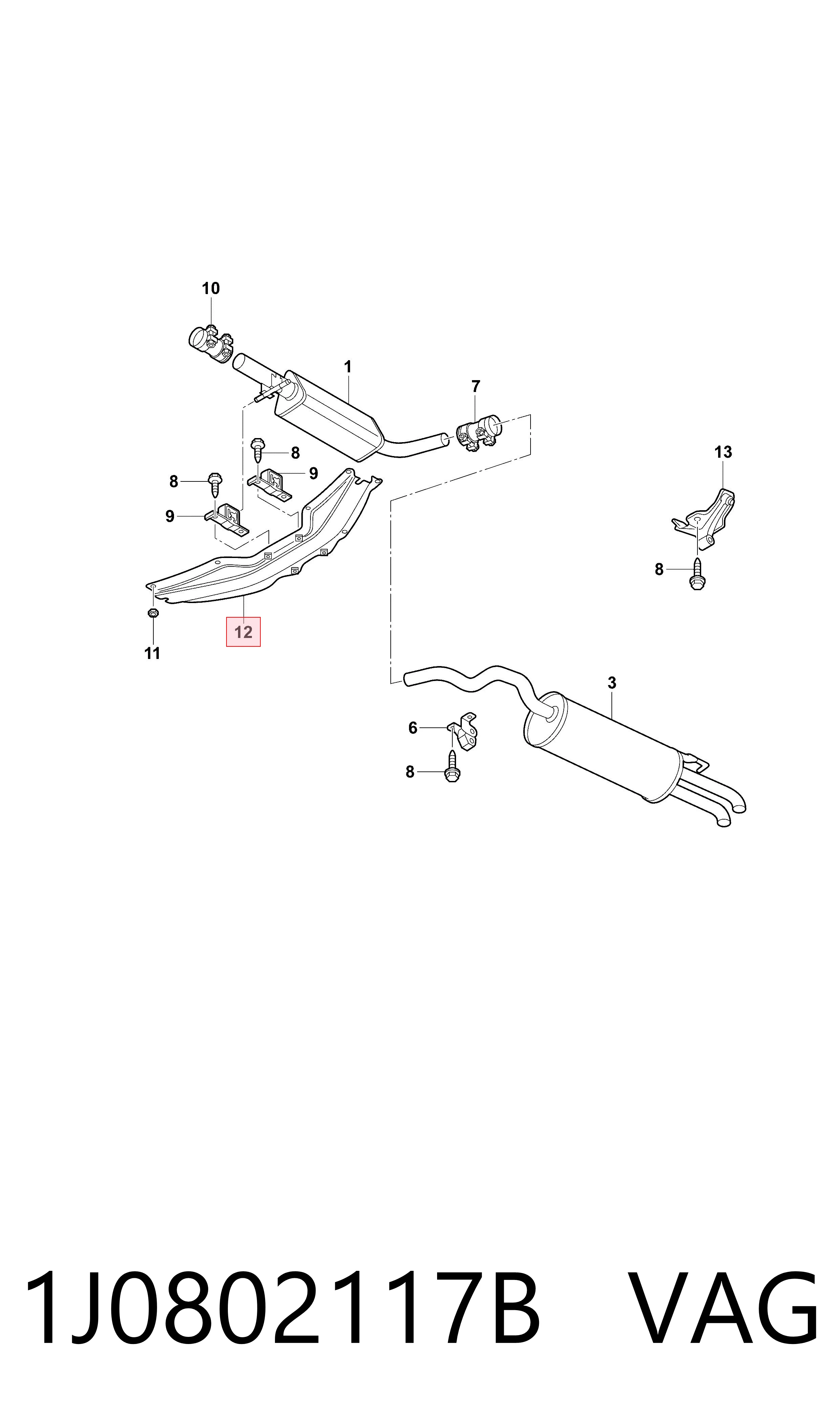 1J0802117B VAG 