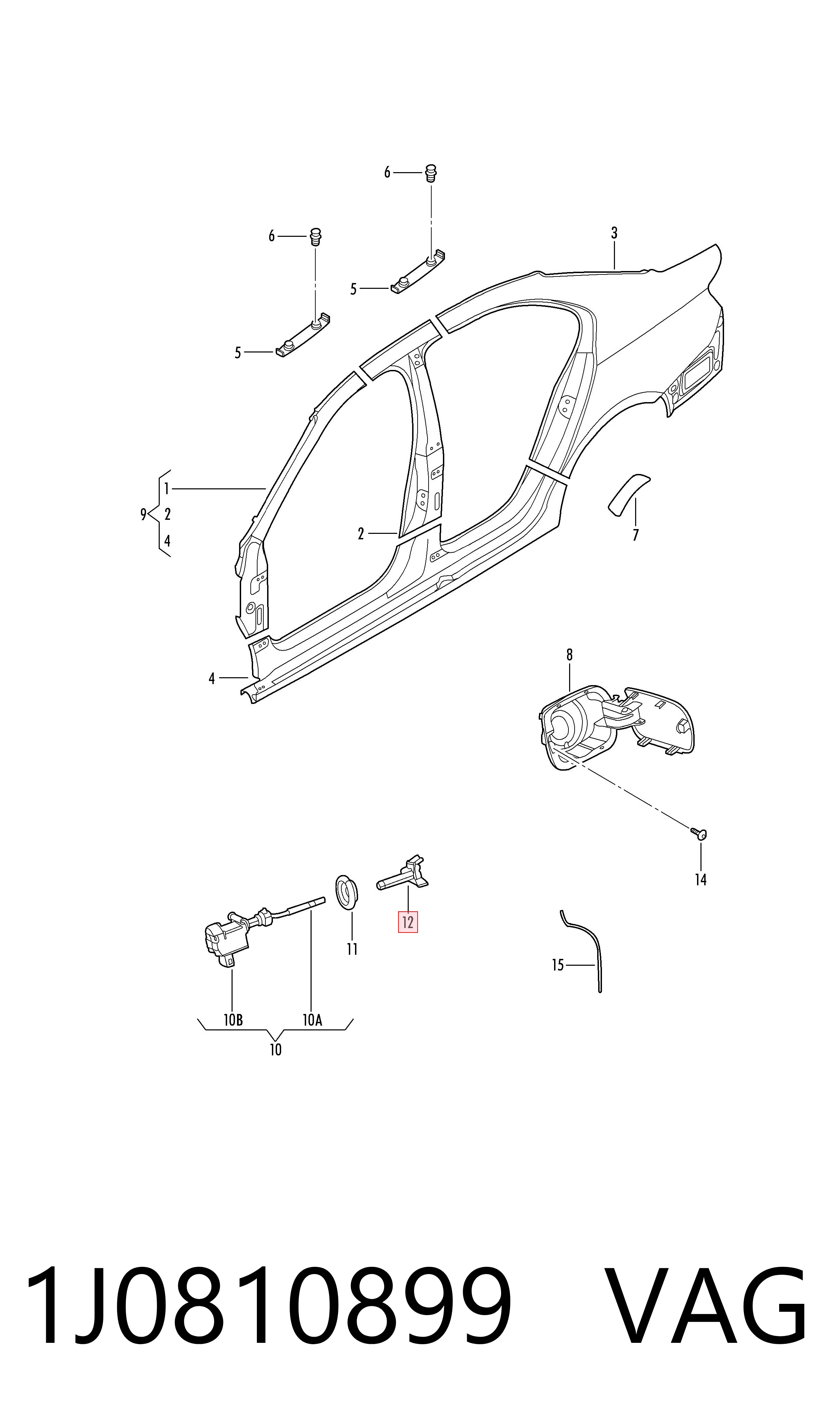 1J0810899 VAG