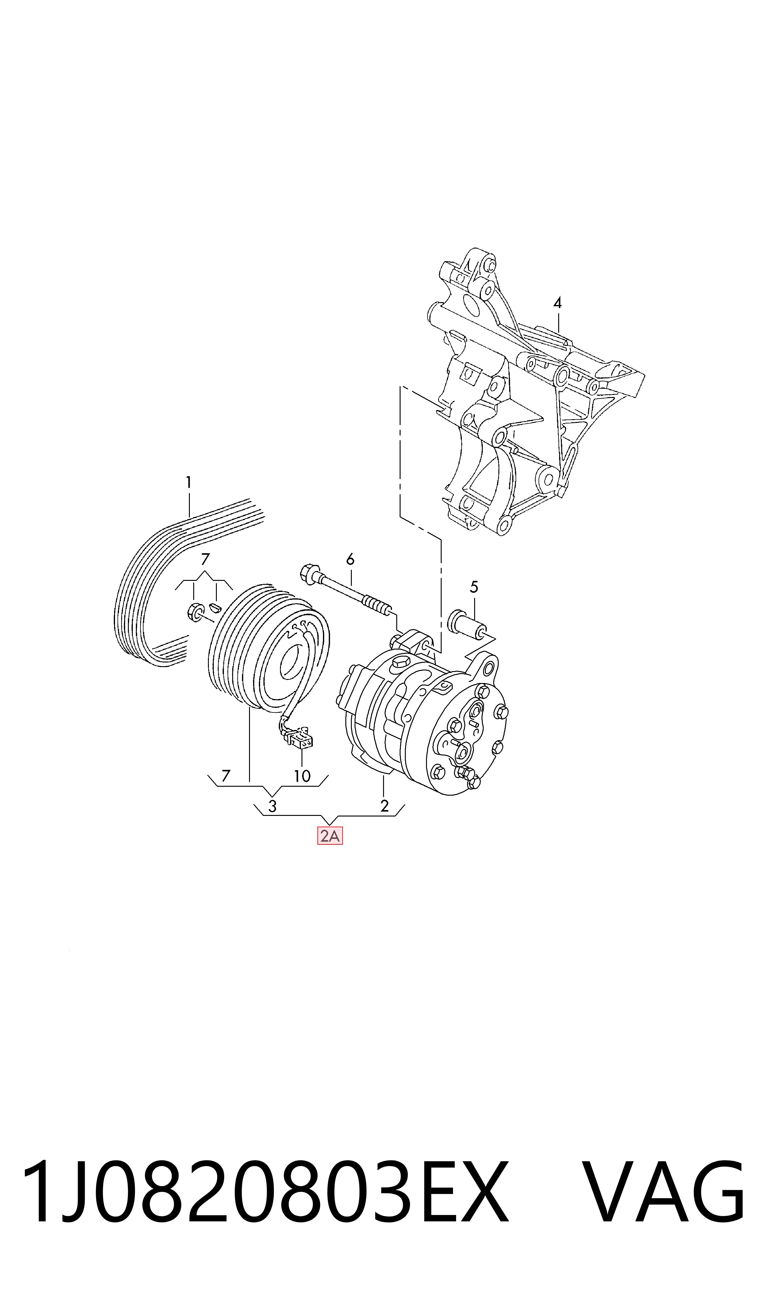 1J0820803EX VAG