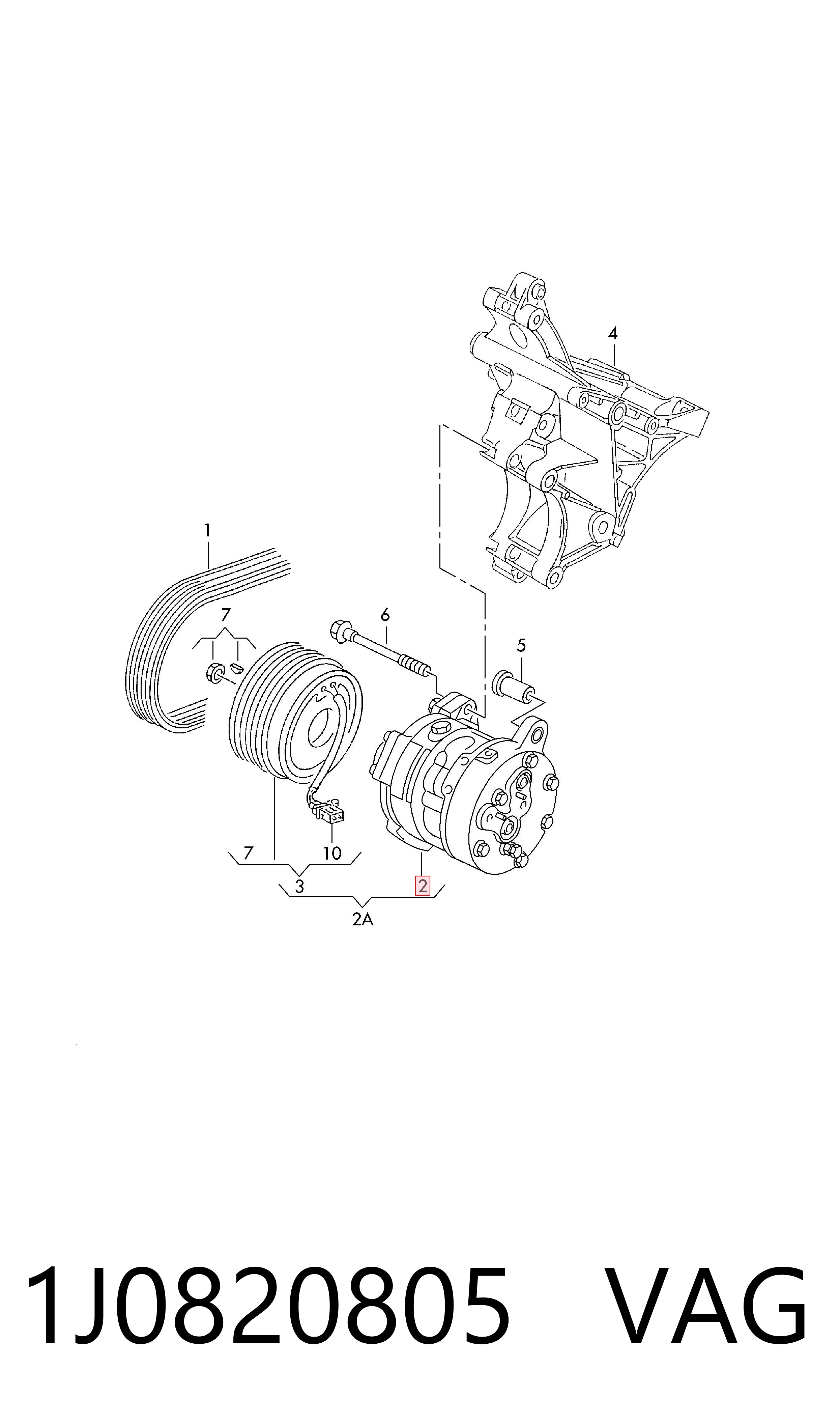 1J0820805 VAG