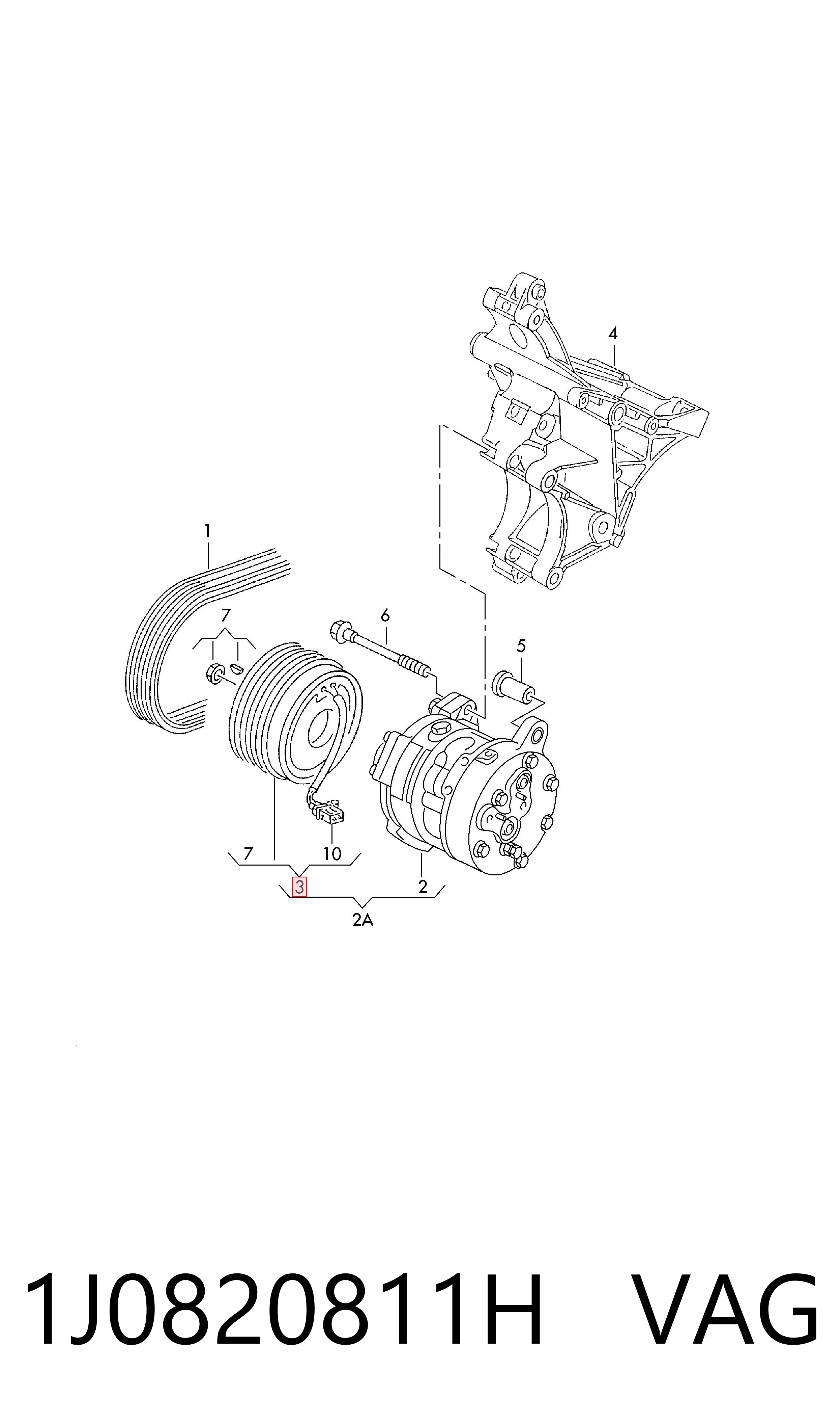 1J0820811H VAG