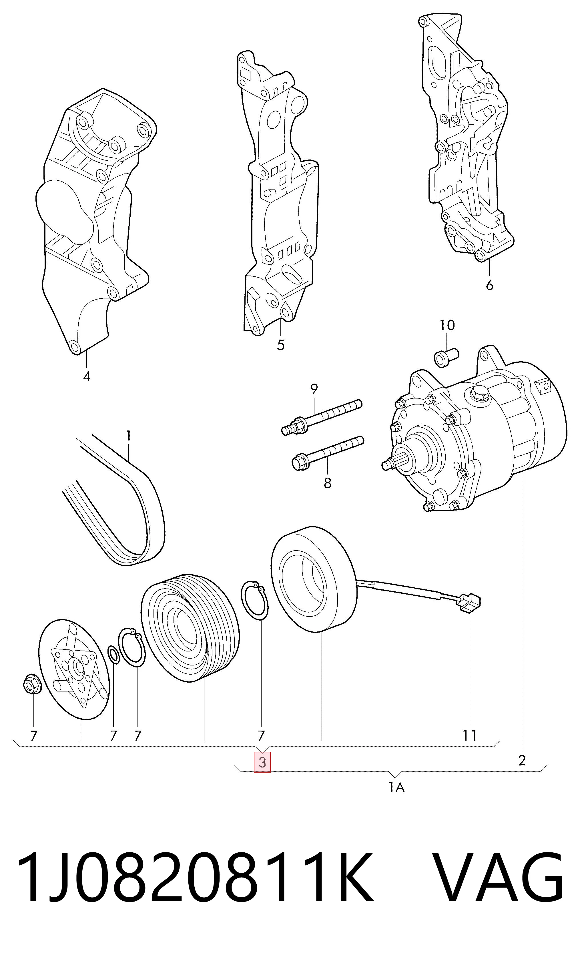 1J0820811K VAG
