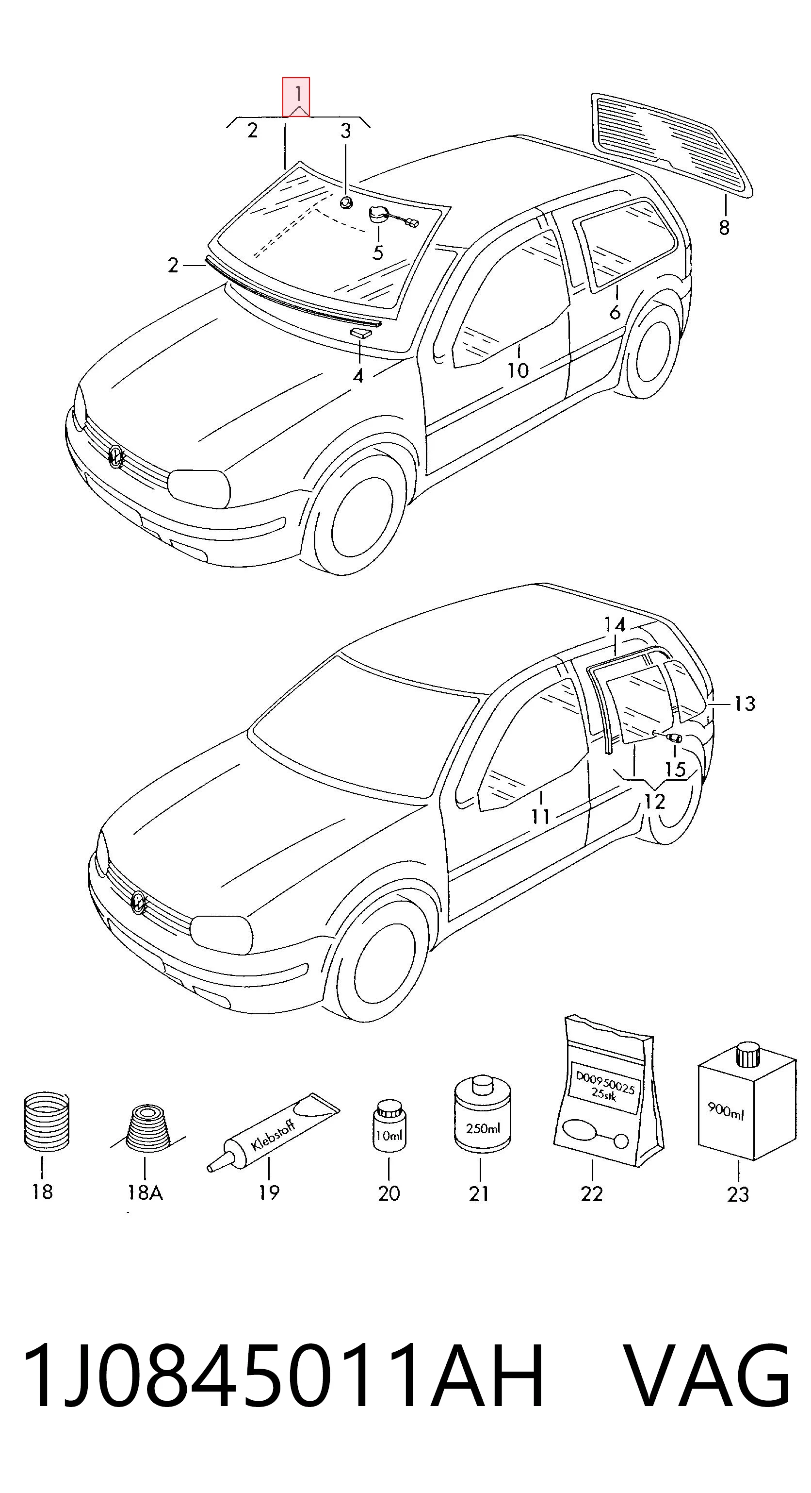 Compre Pára-brisas Volkswagen Bora 