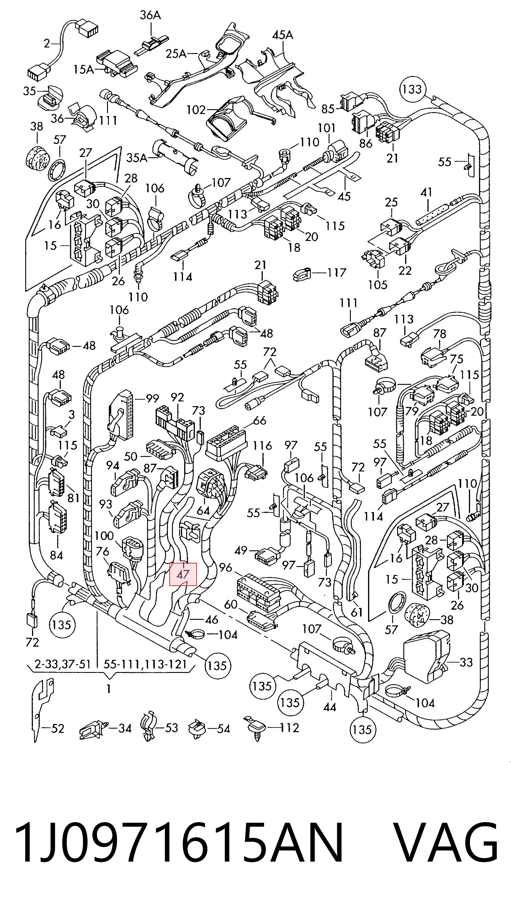 1J0971615AN VAG