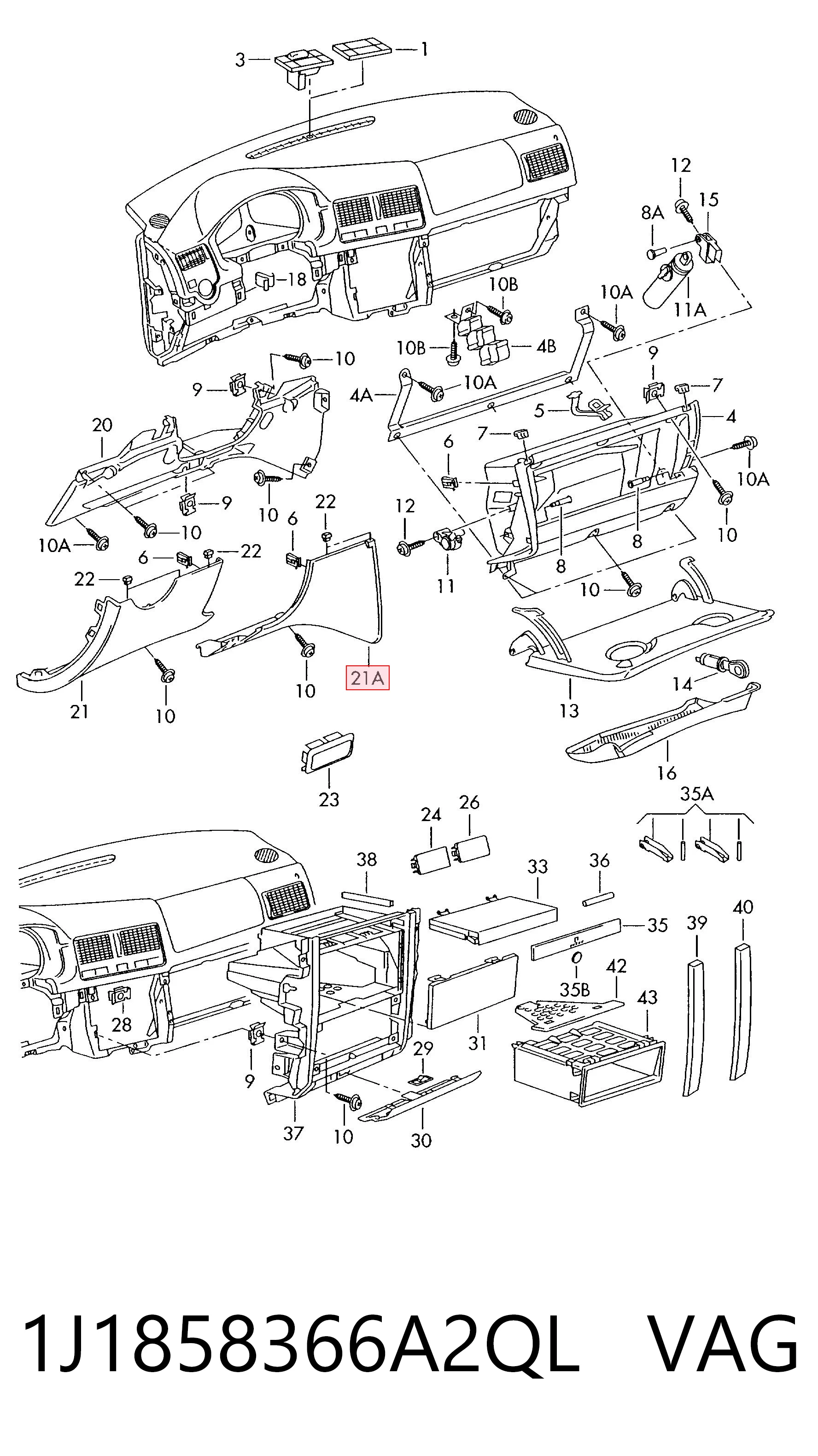 1J1858366A2QL VAG 