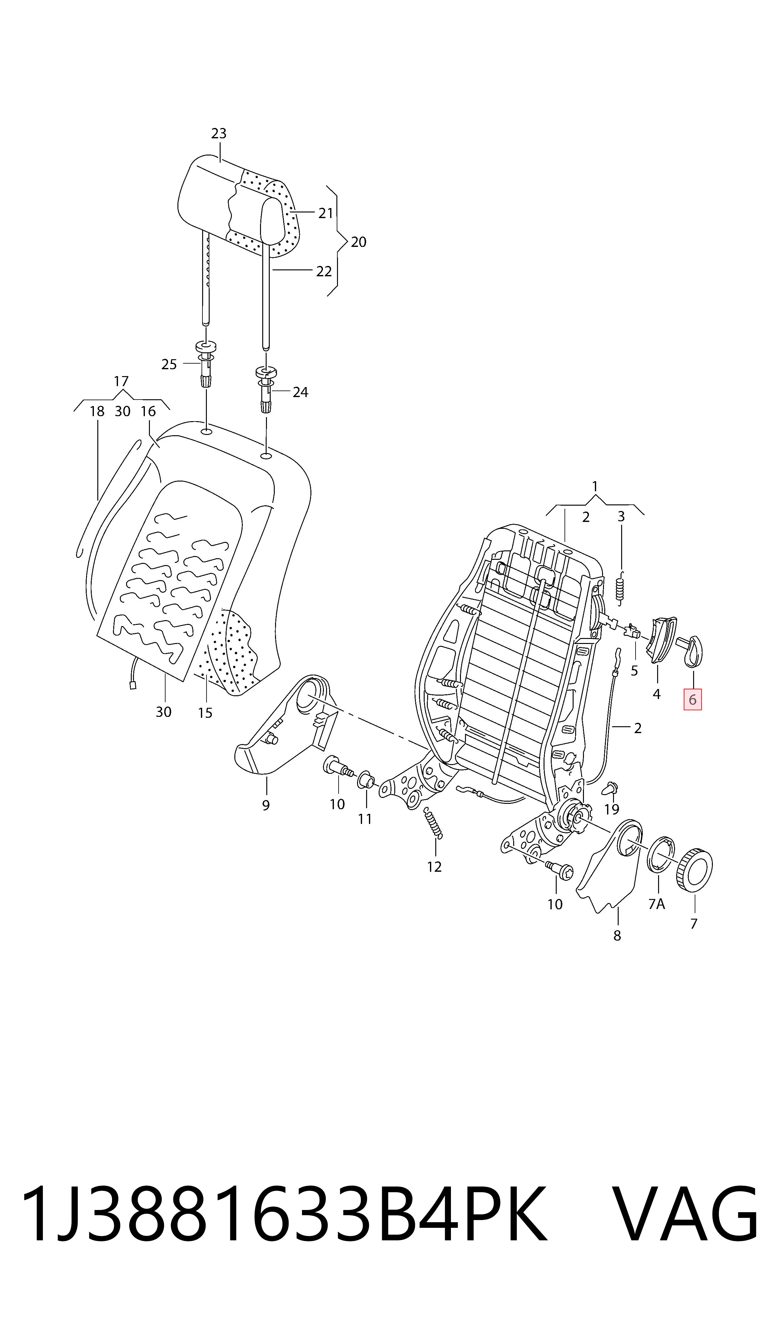 1J3881633B4PK VAG 