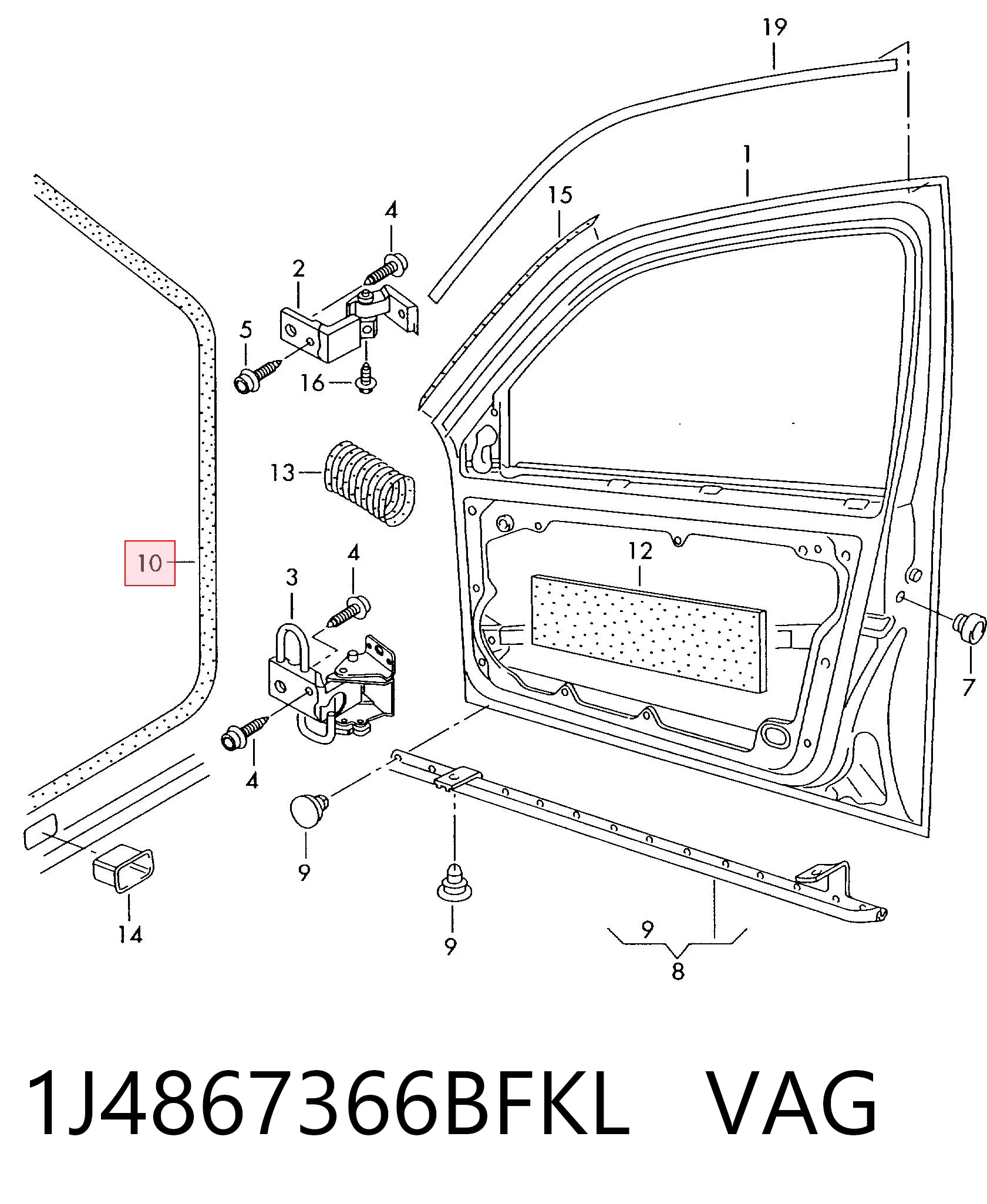 1J4867366BFKL VAG