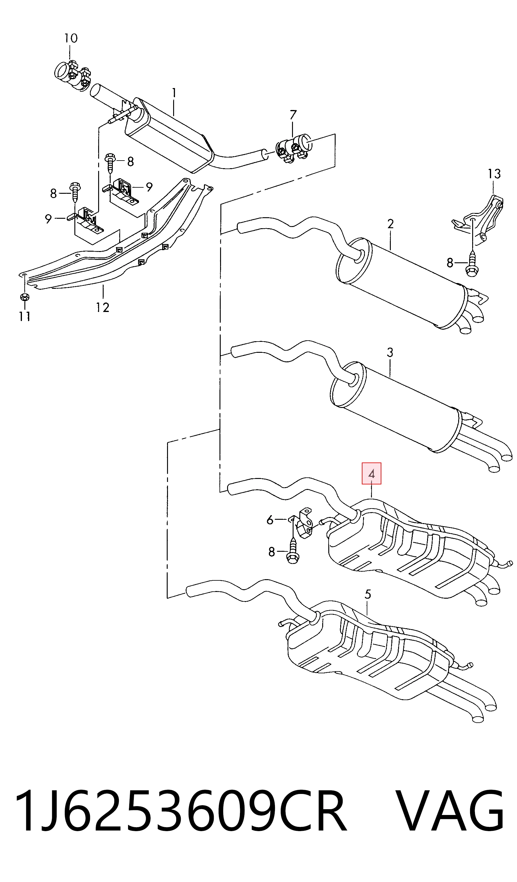 1J6253609CR VAG