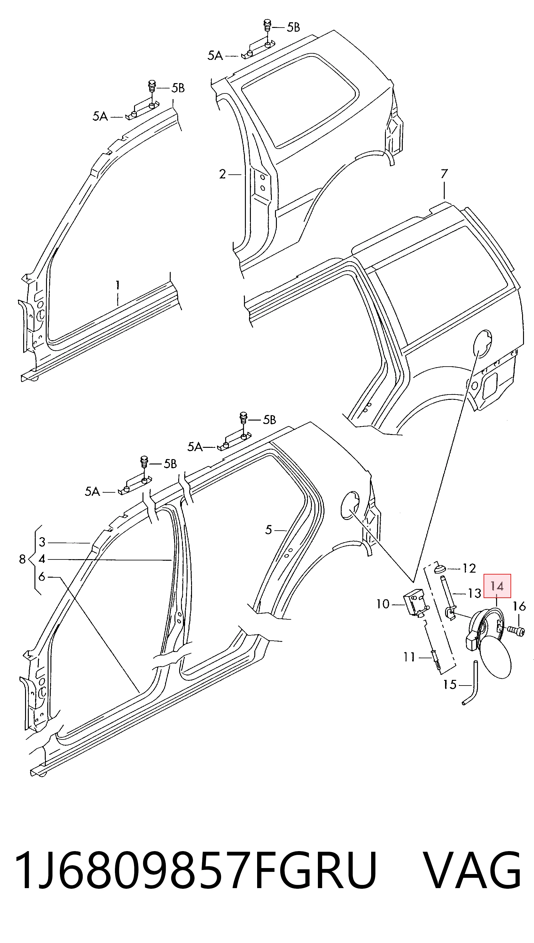 1J6809857FGRU VAG