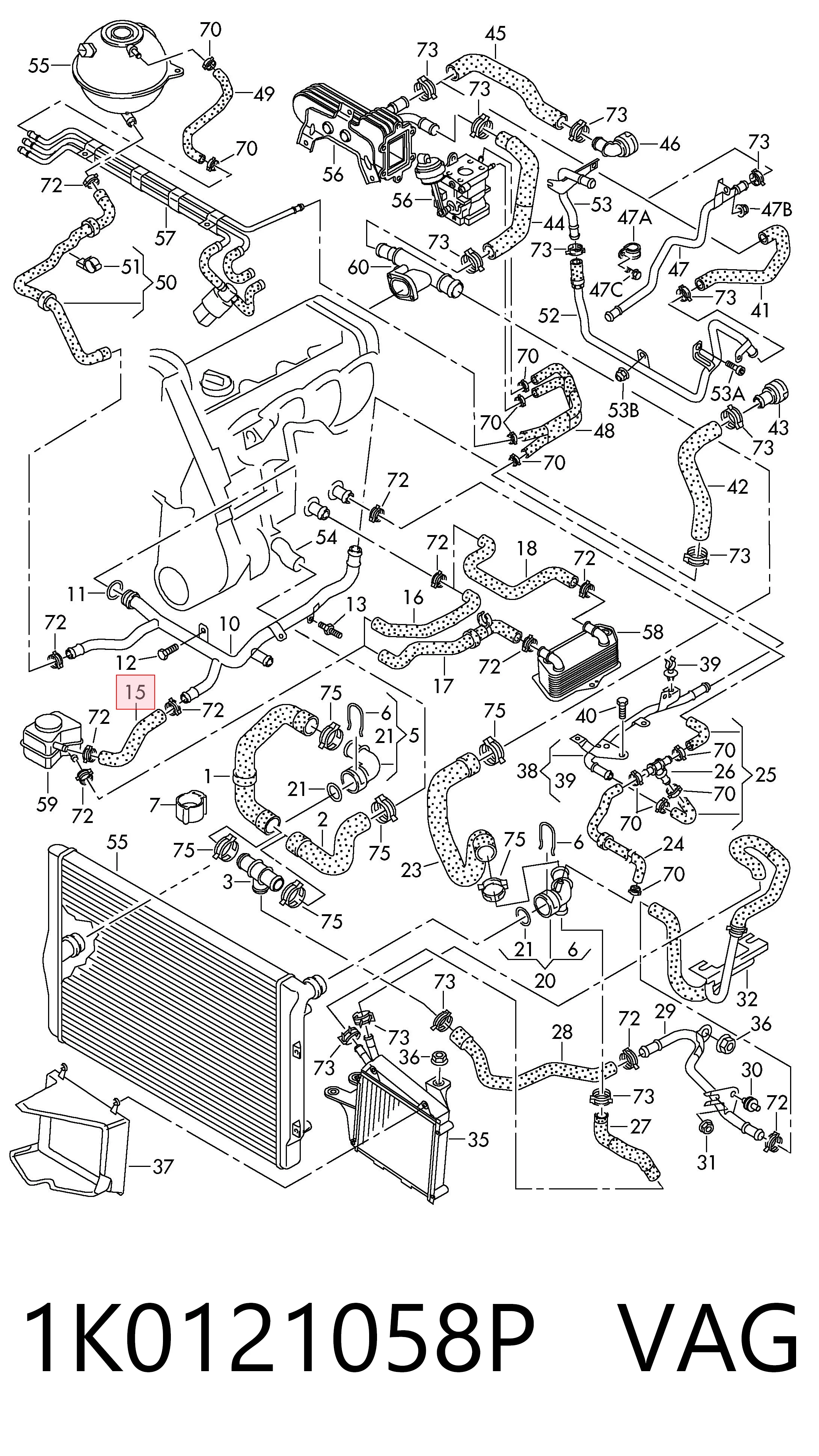 1K0121058P VAG