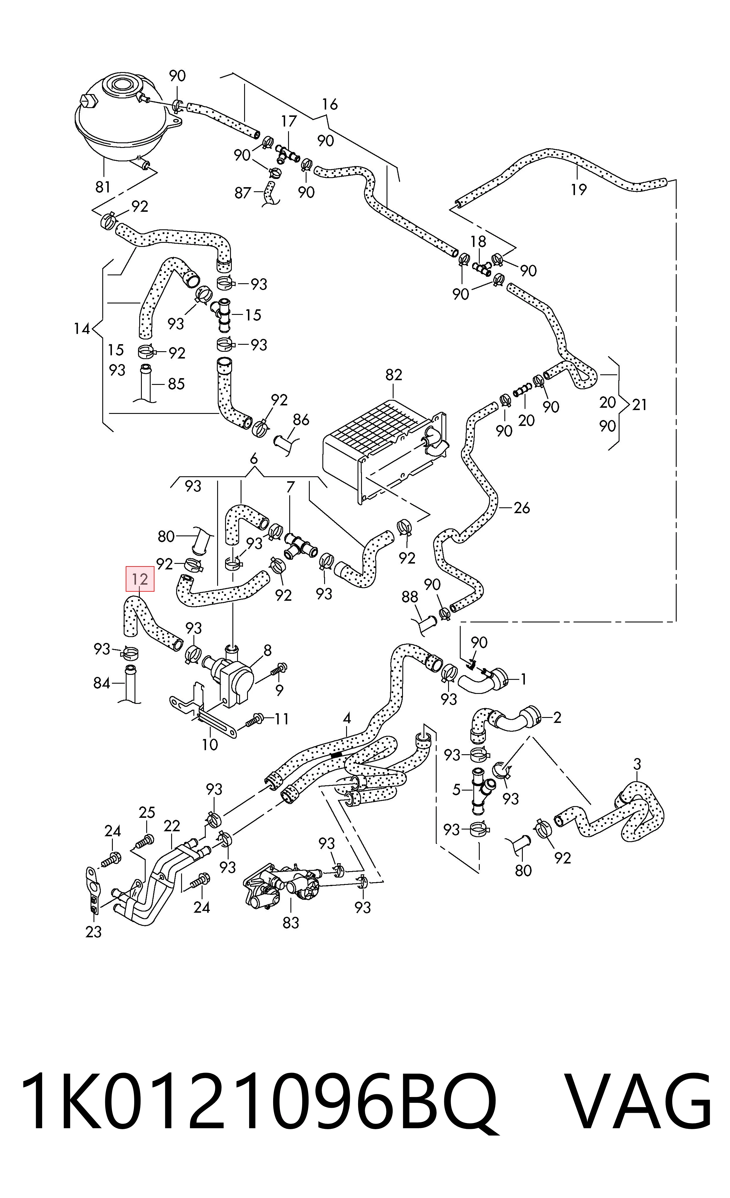1K0121096BQ VAG