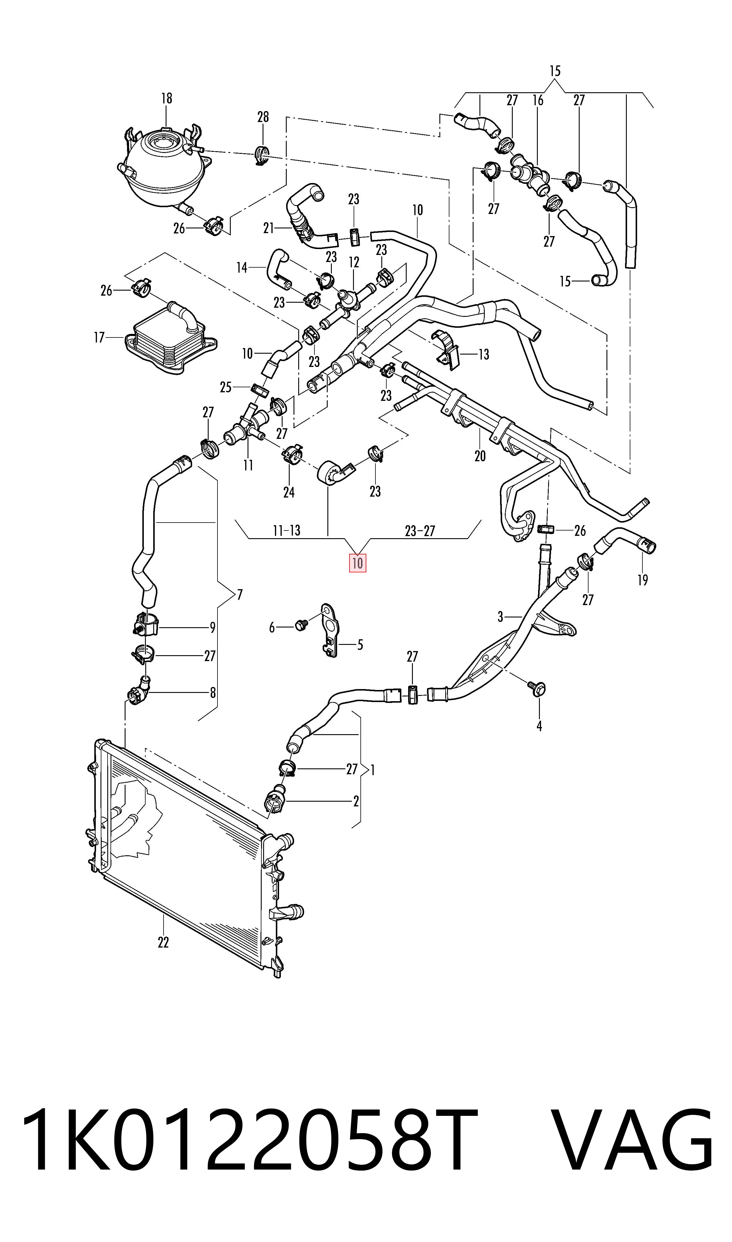 1K0122058T VAG 