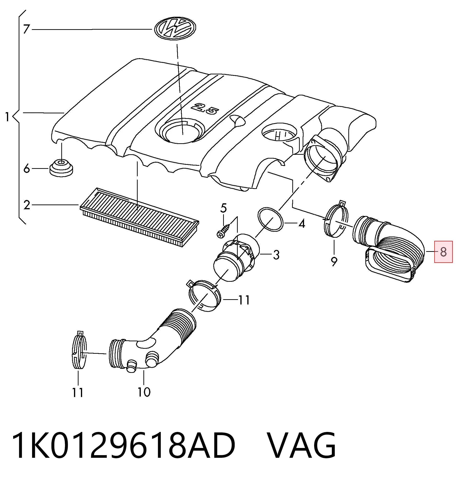 1K0129618AD VAG