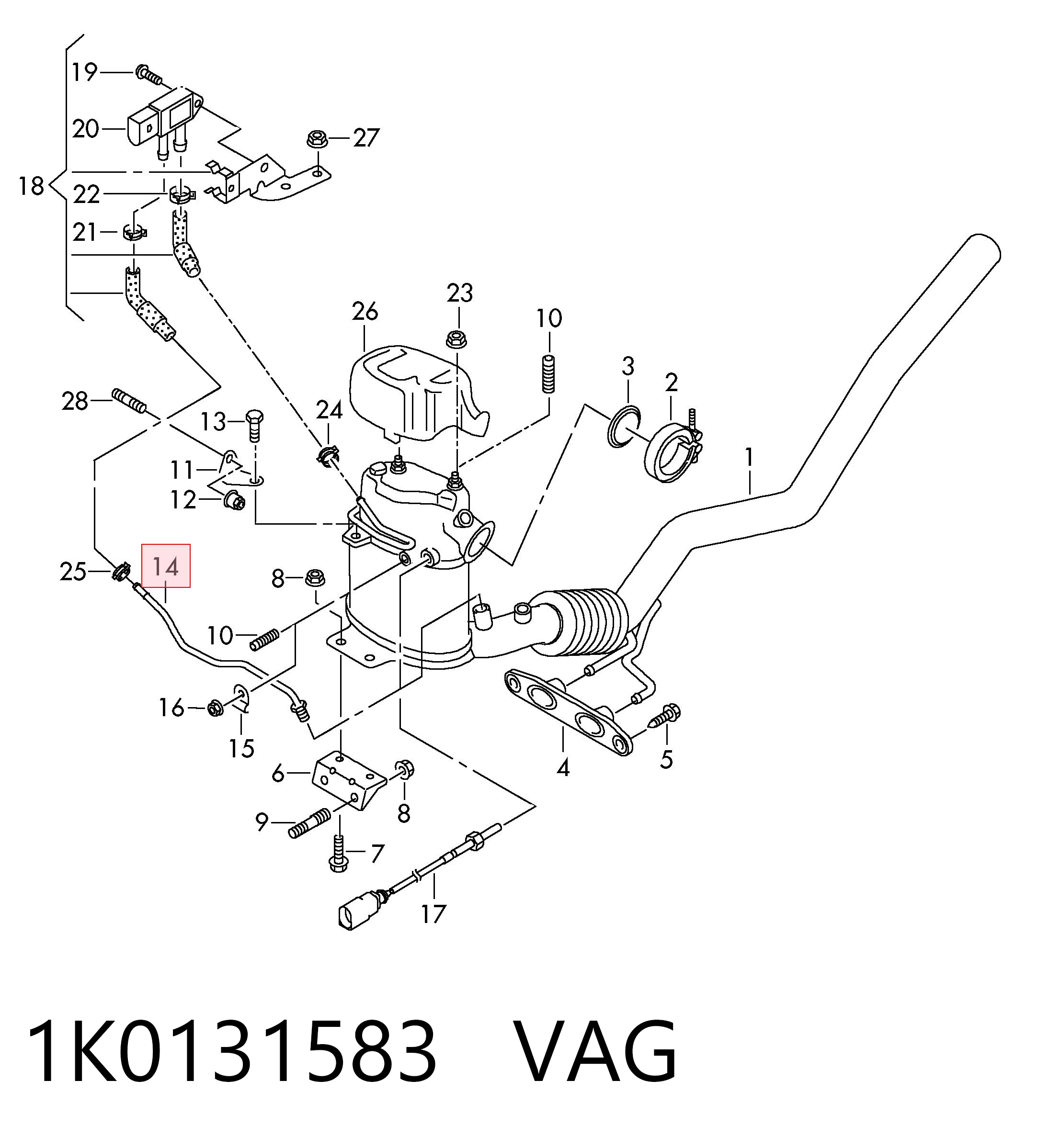 1K0131583 VAG