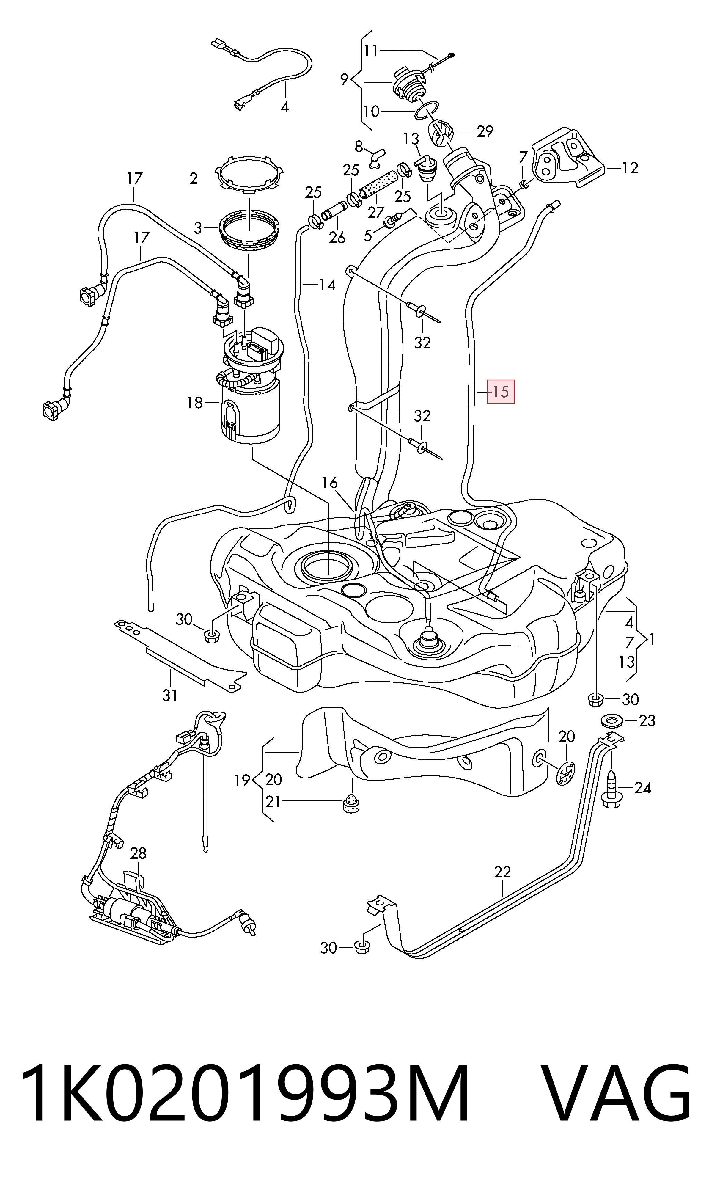1K0201993M VAG 