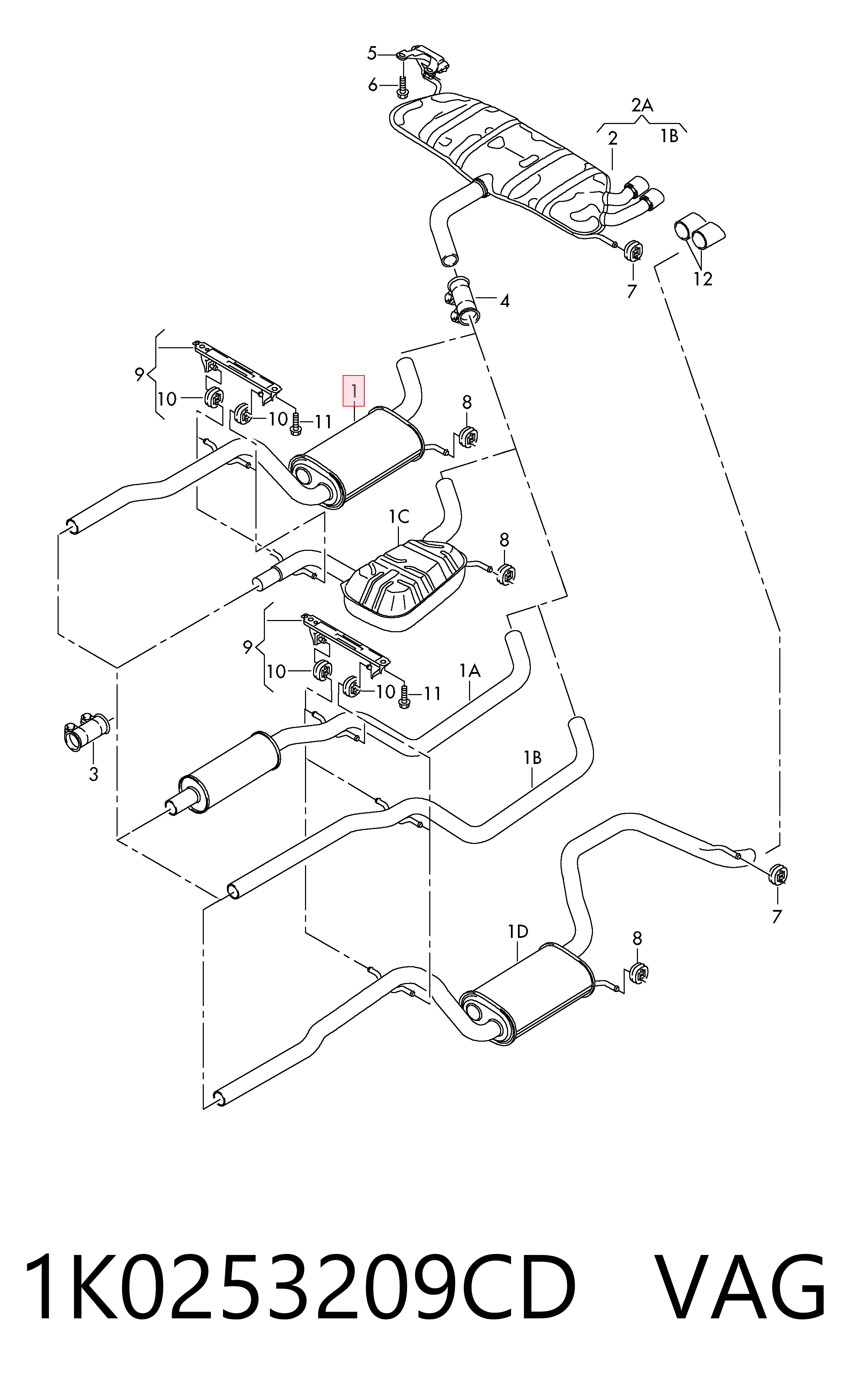 1K0253209CD VAG
