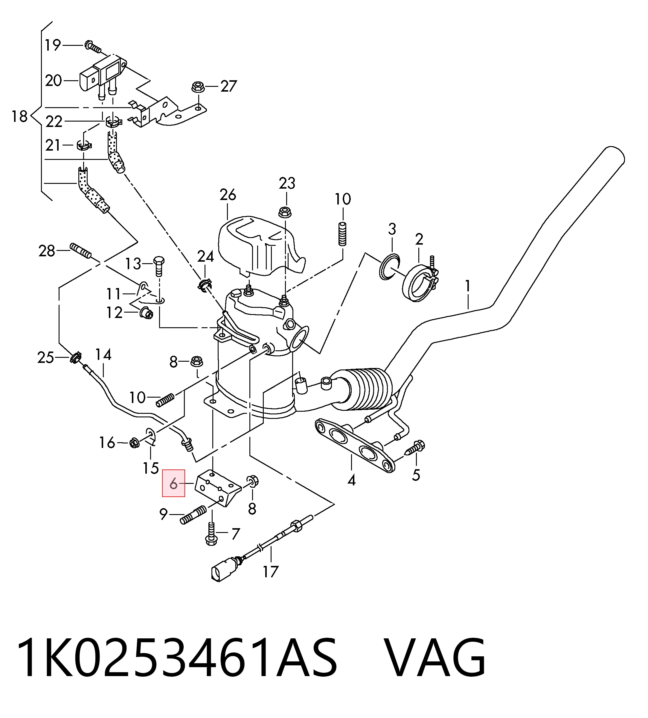 1K0253461AS VAG