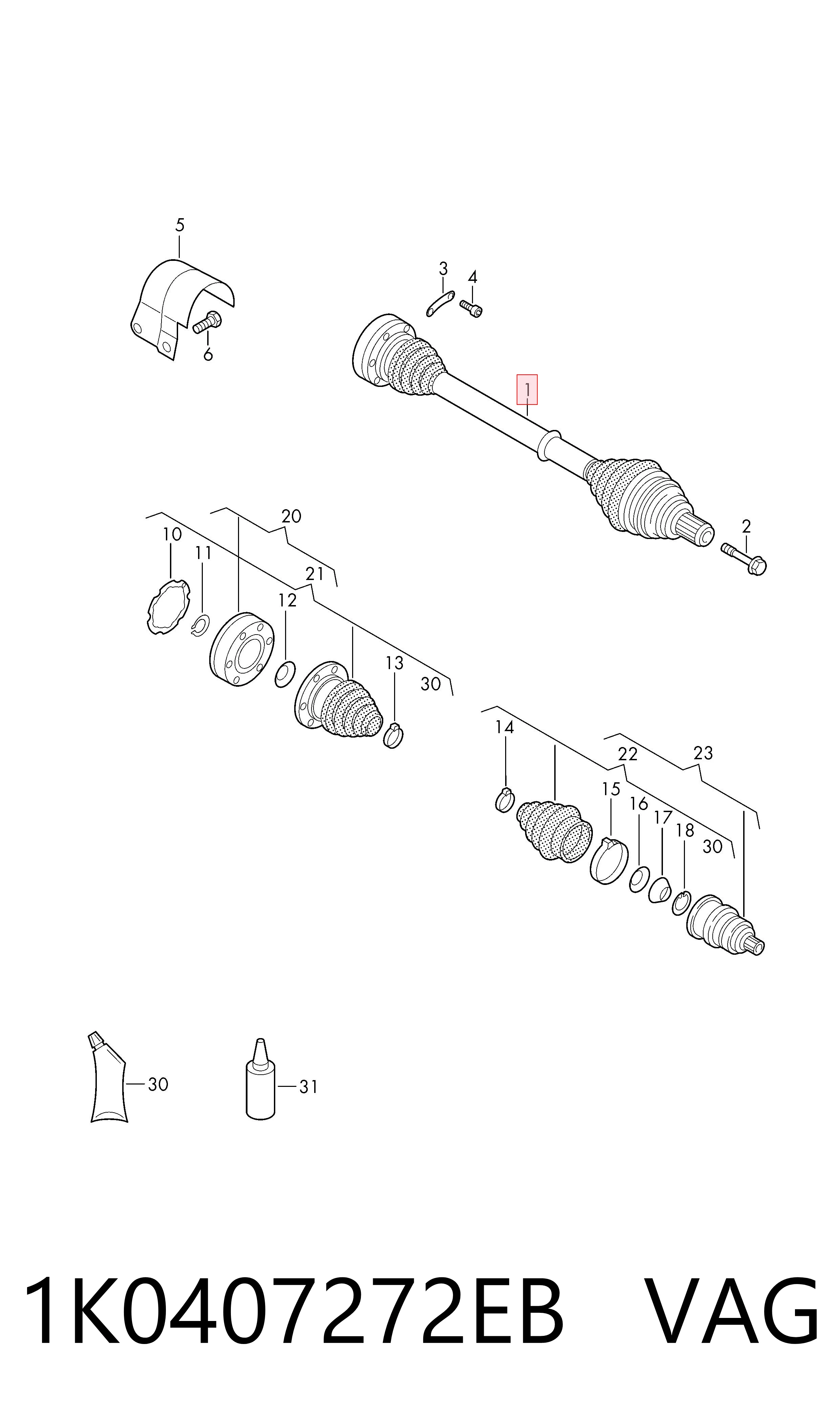 1K0407272EB VAG
