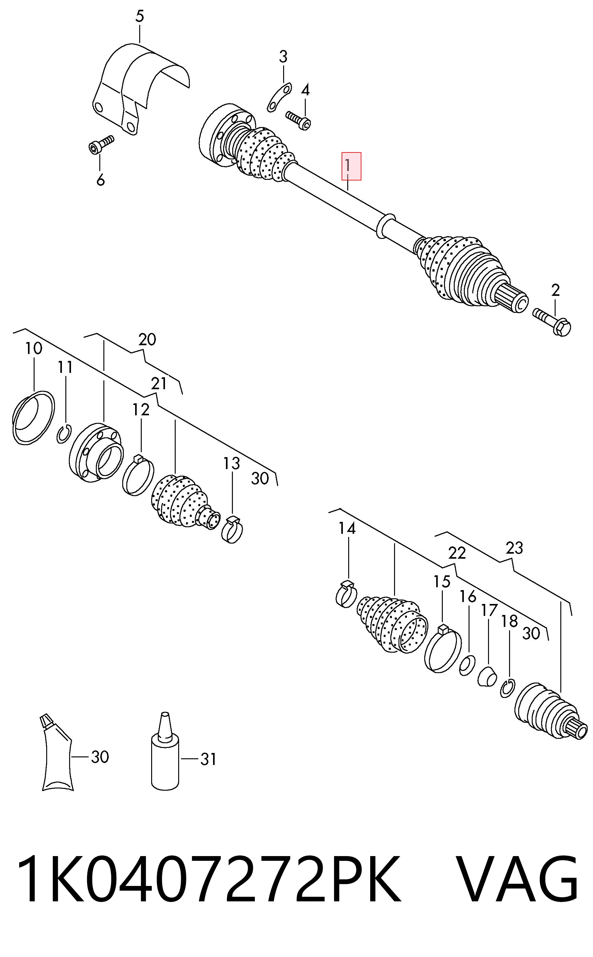 1K0407272PK VAG