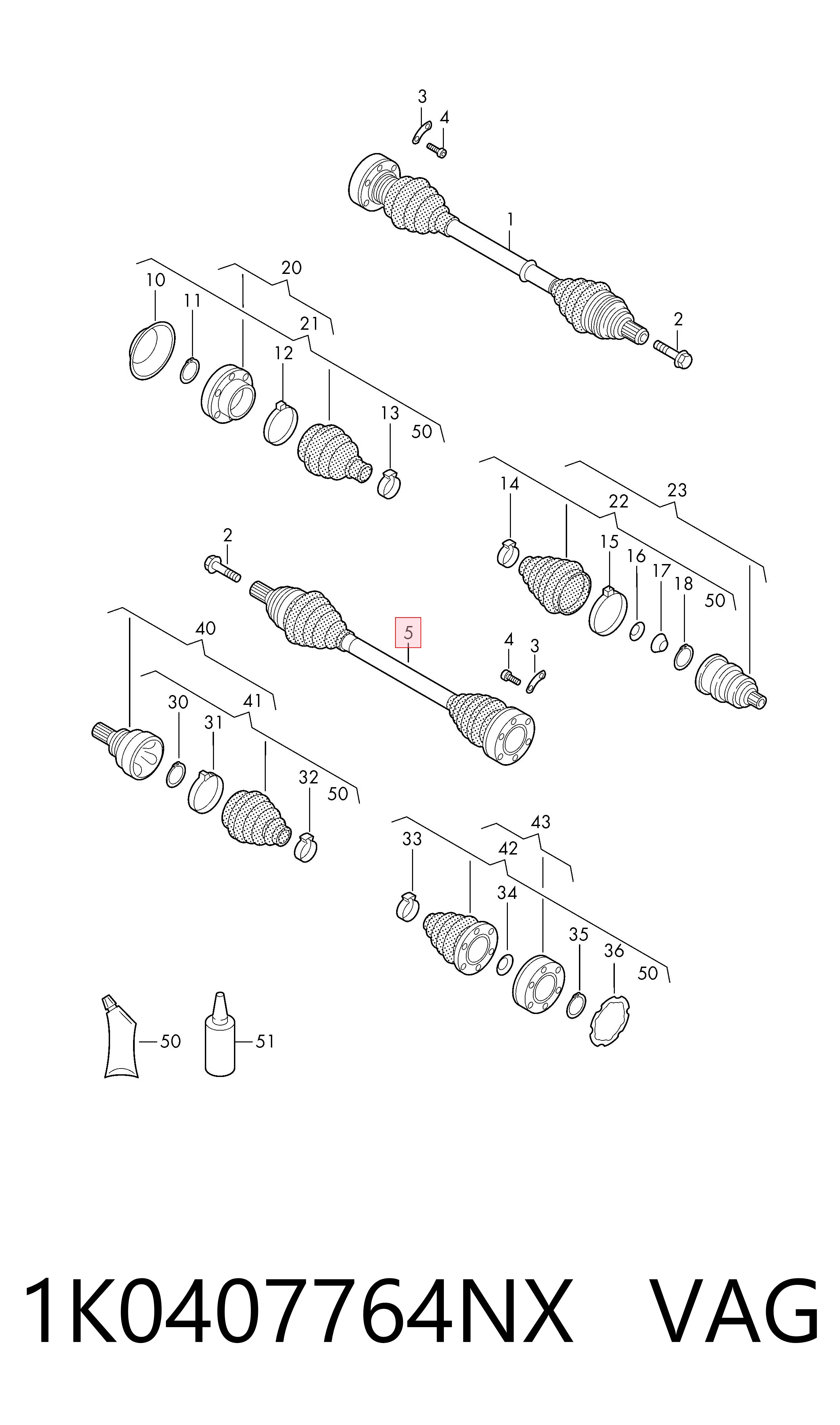 1K0407764NX VAG