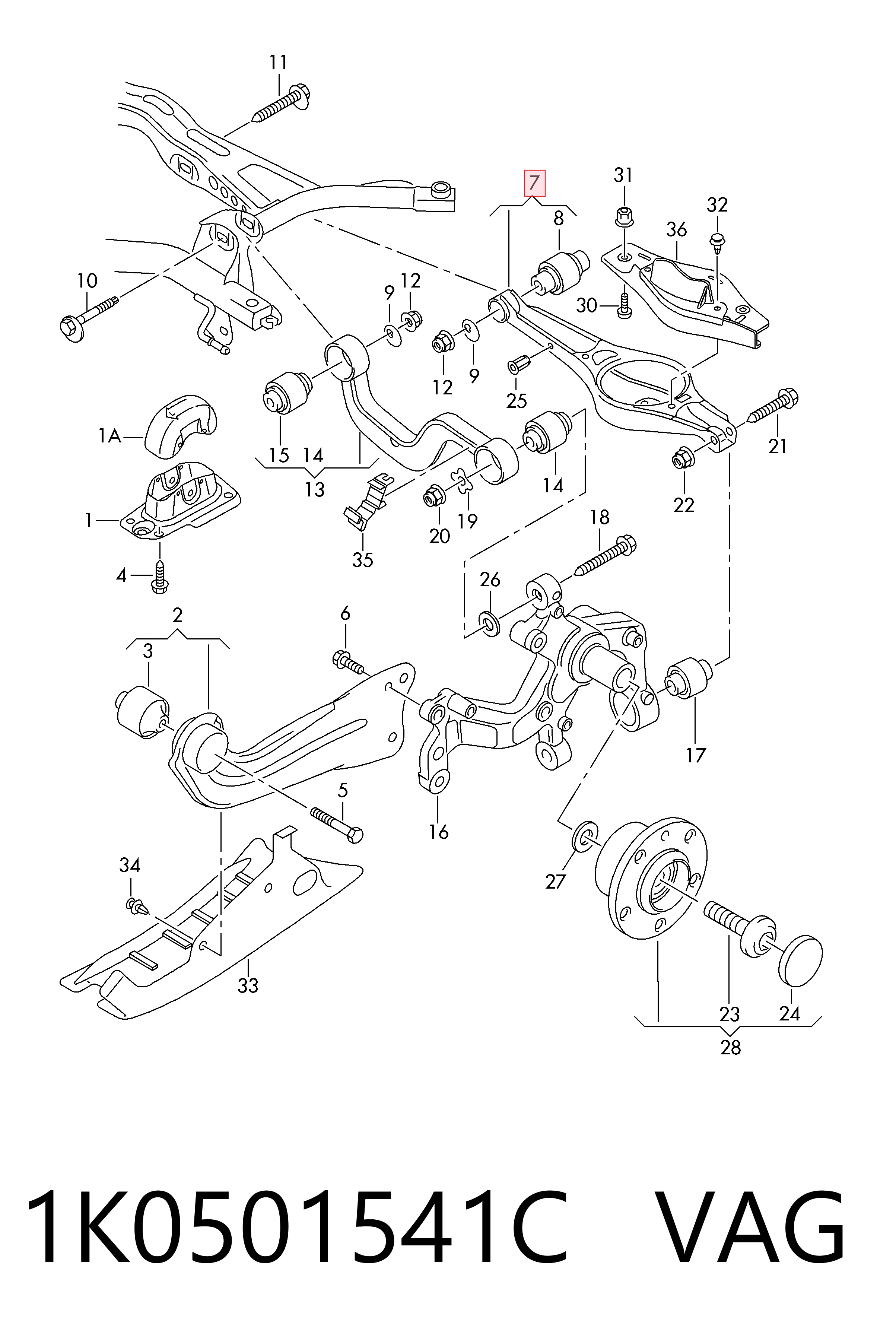 1K0501541C VAG