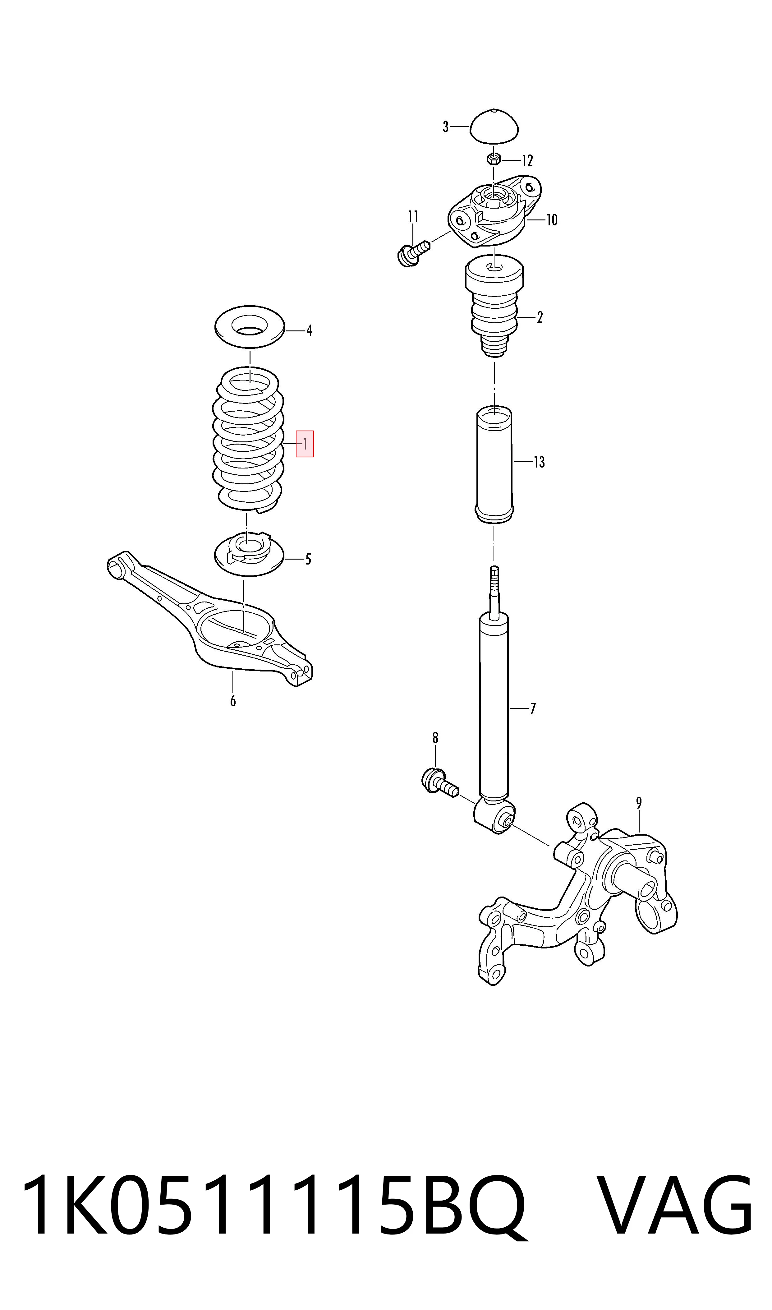 1K0511115BQ VAG