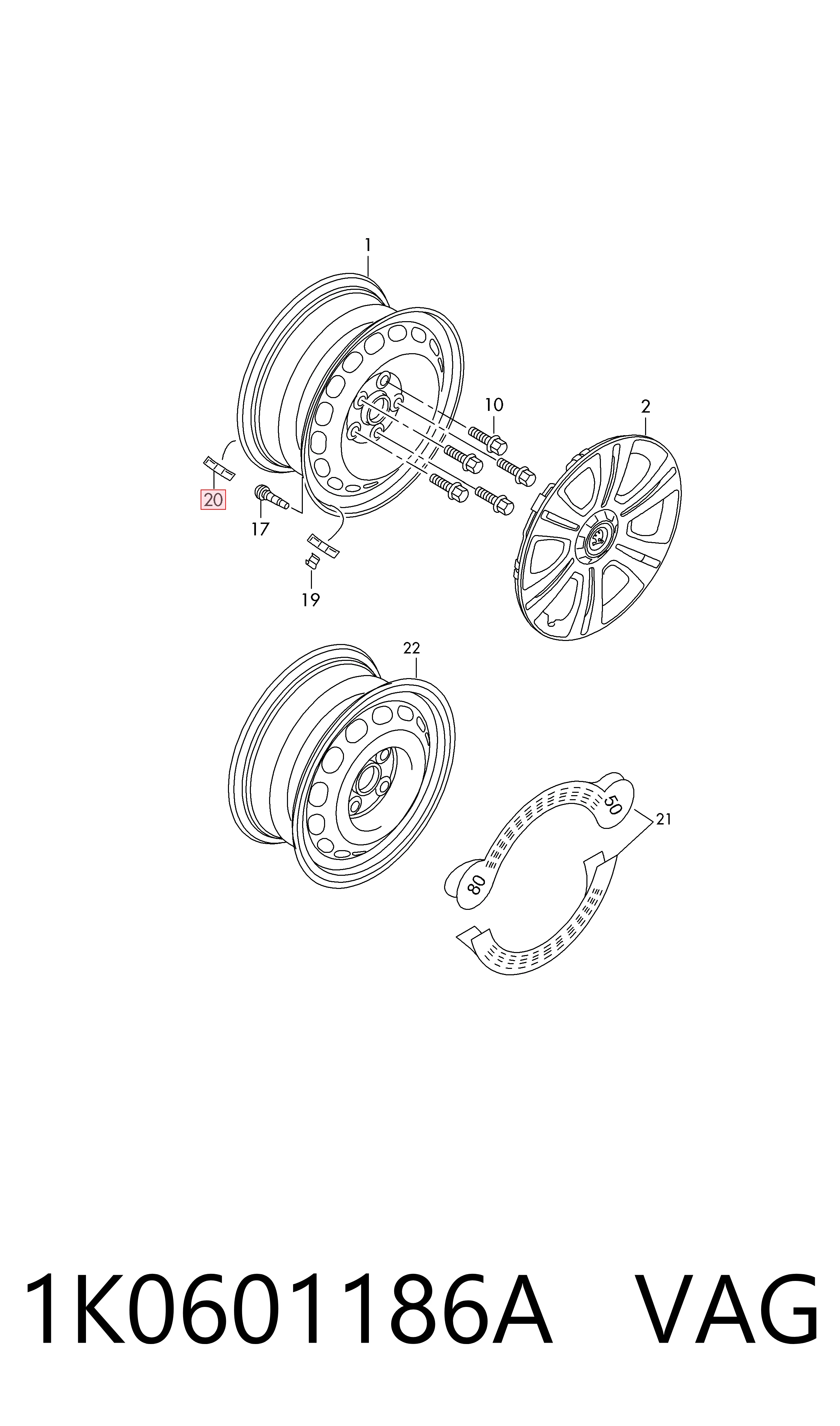 1K0601186A VAG
