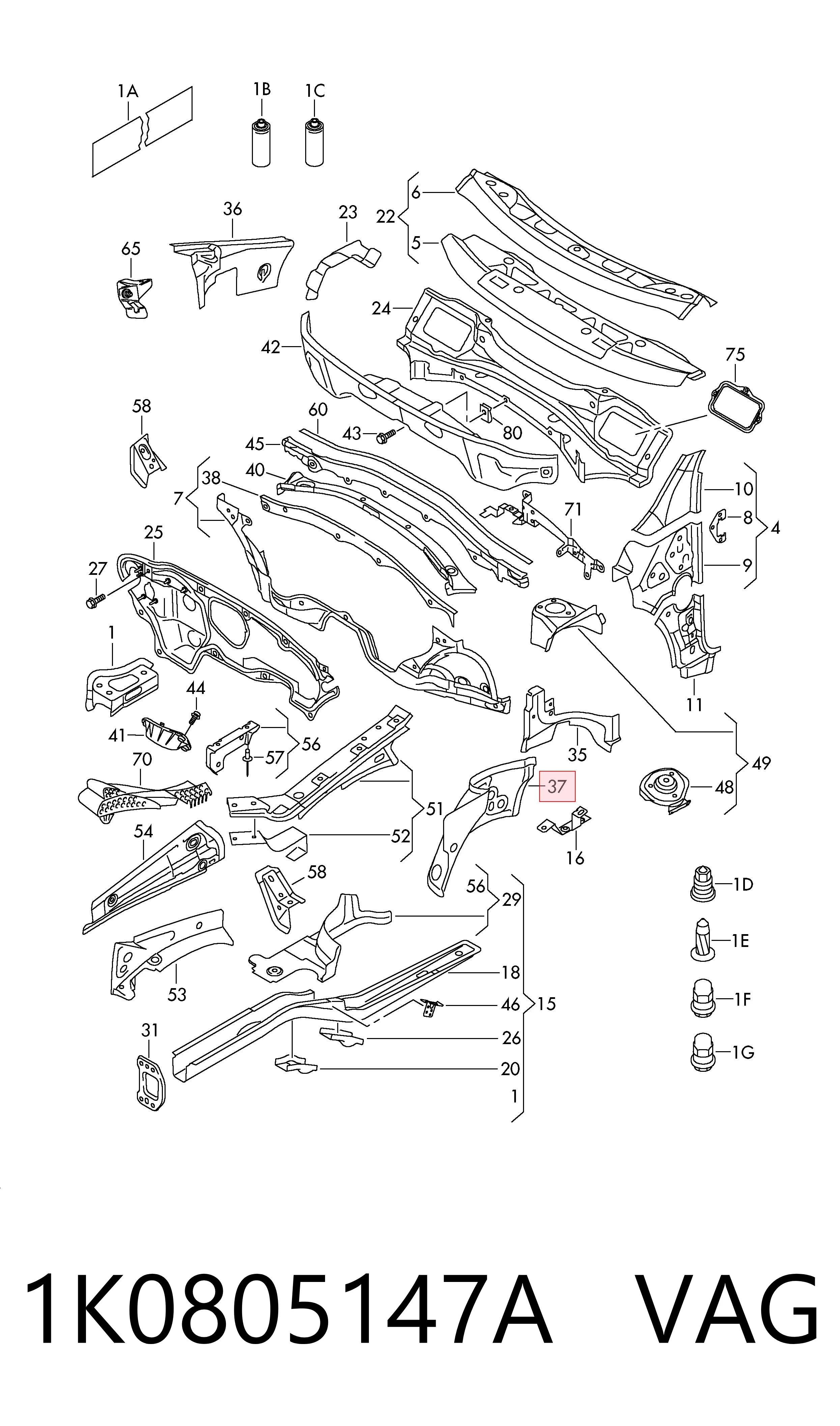 1K0805147A VAG