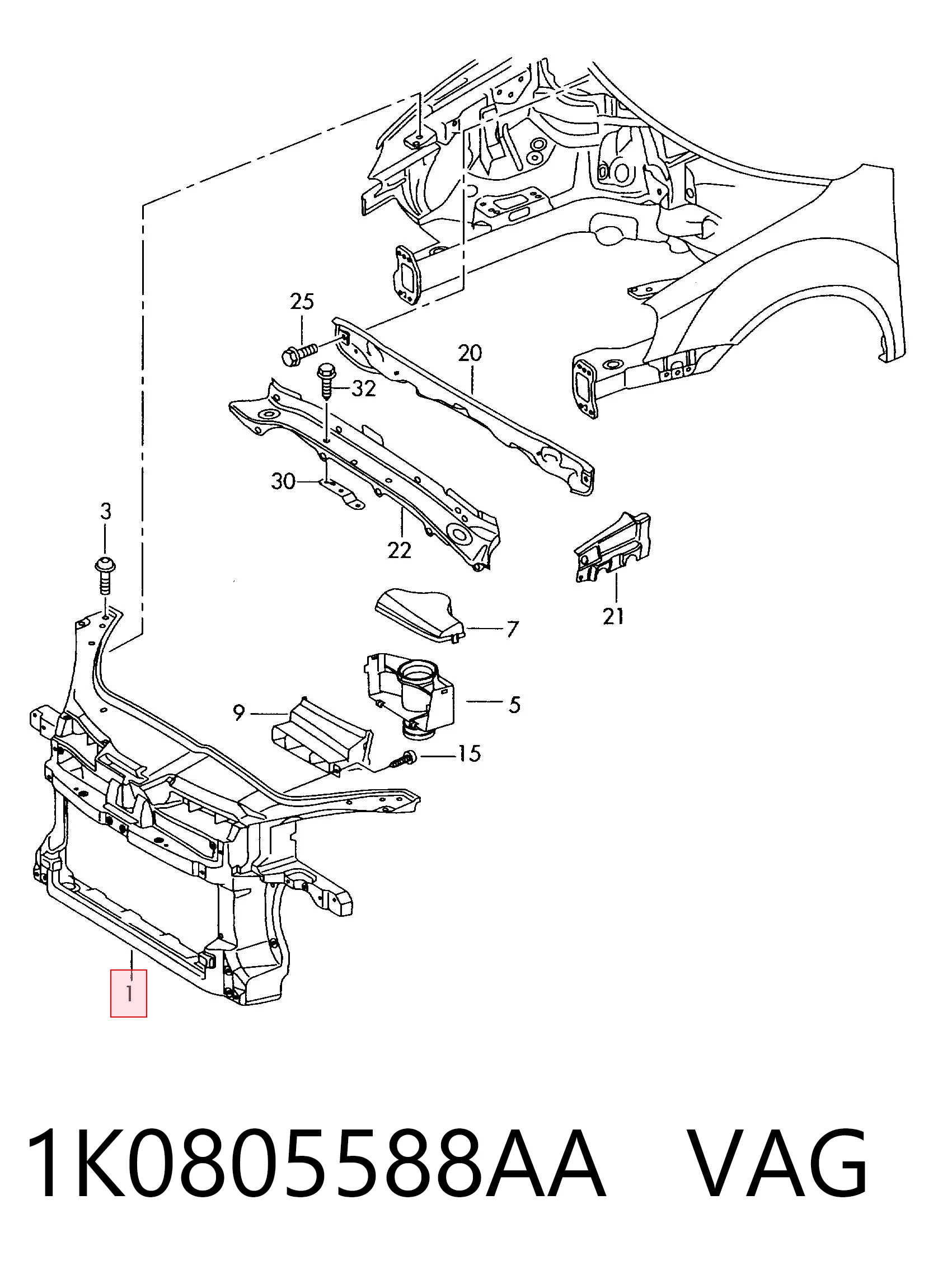 1K0805588AA VAG