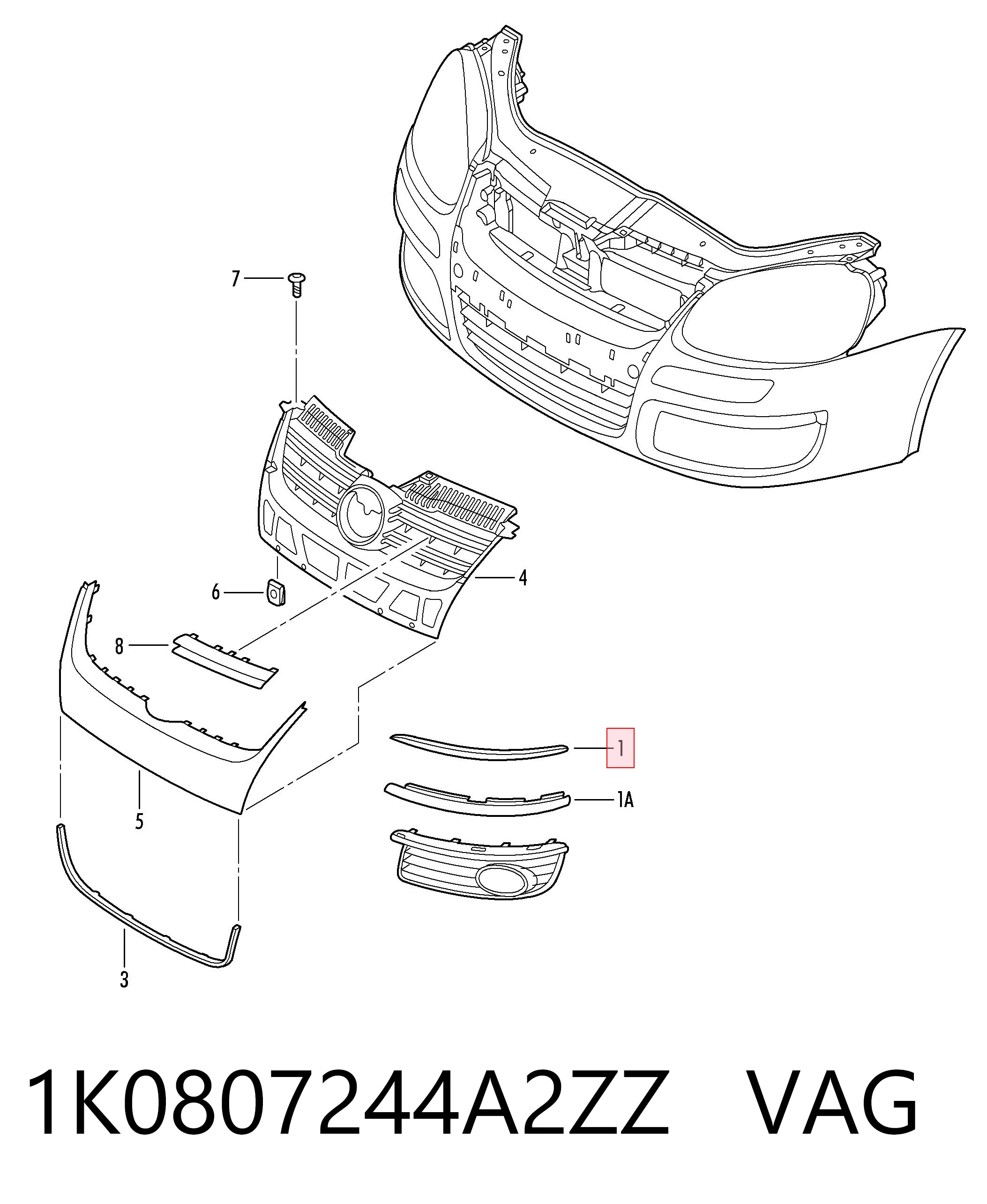 1K0807244A2ZZ VAG